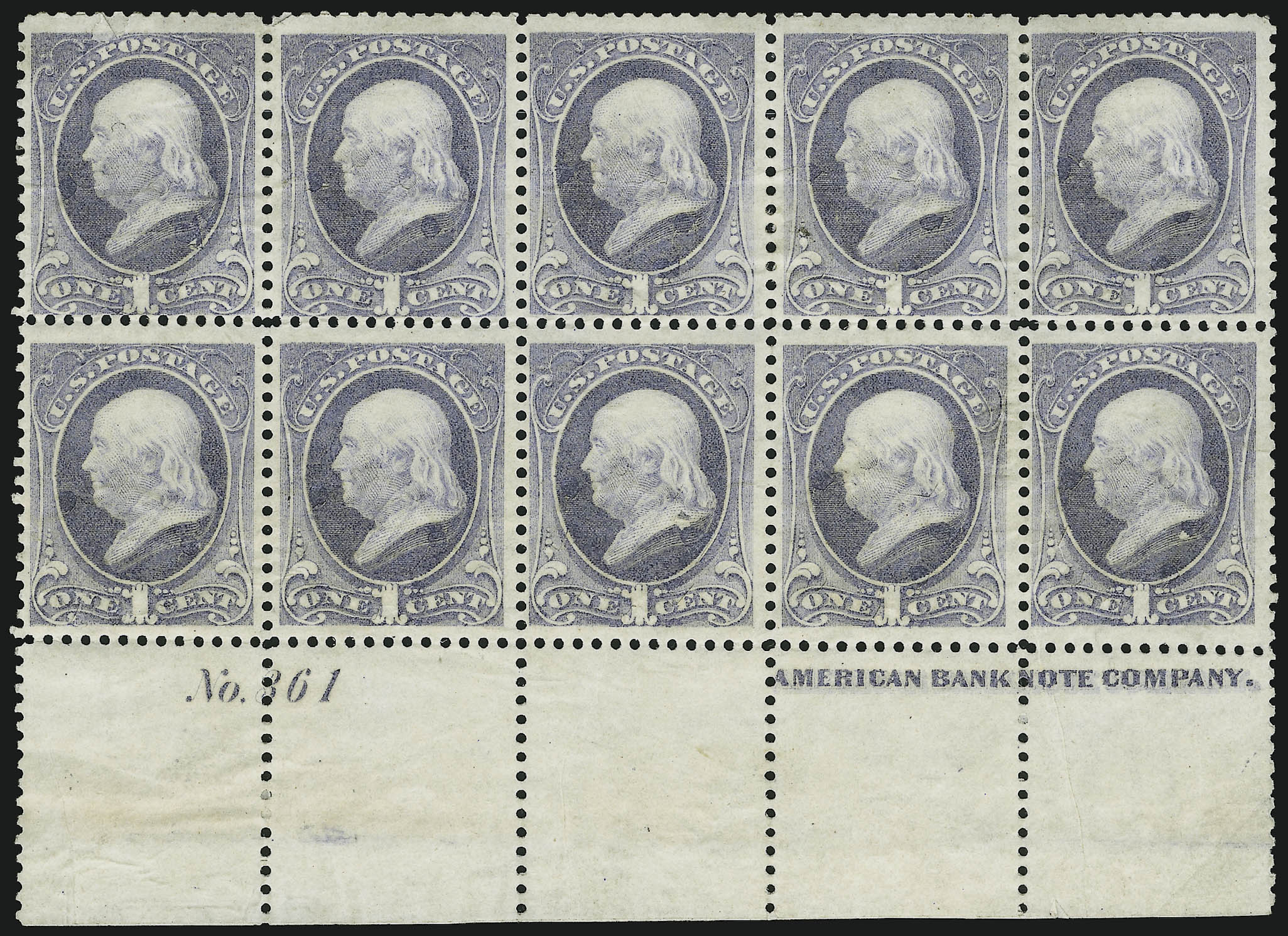 Sale no. 905 — Lot no. 1898 — Siegel Auction Galleries