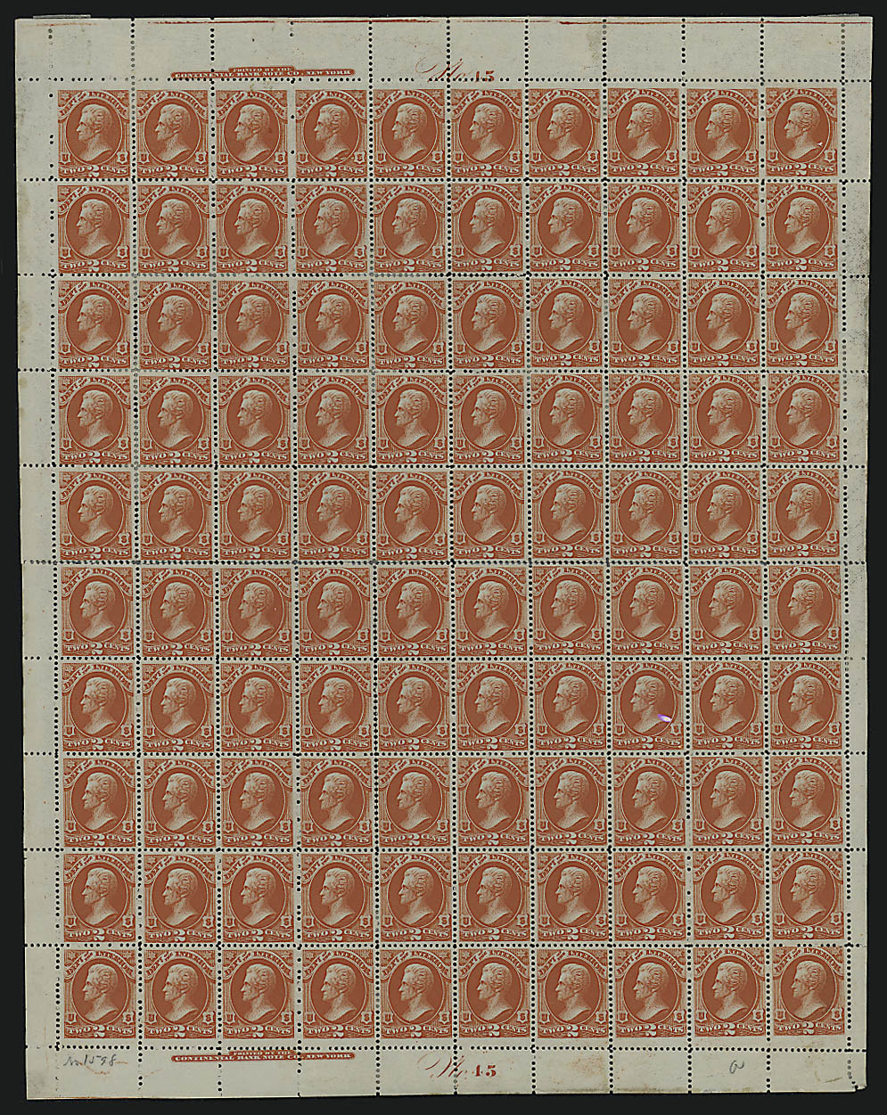 Sale no. 913 — Lot no. 1001 — Siegel Auction Galleries