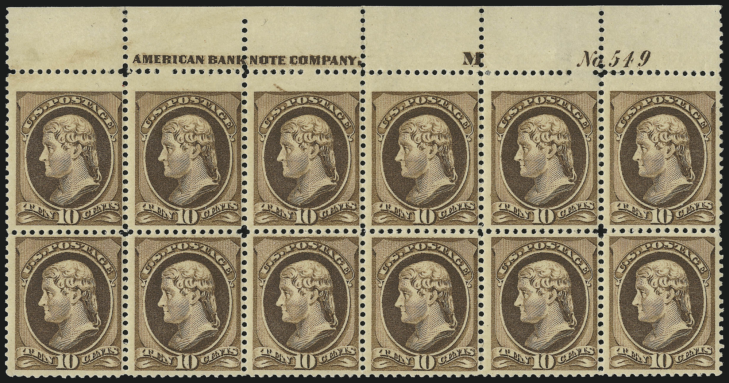 Sale no. 913 — Lot no. 773 — Siegel Auction Galleries