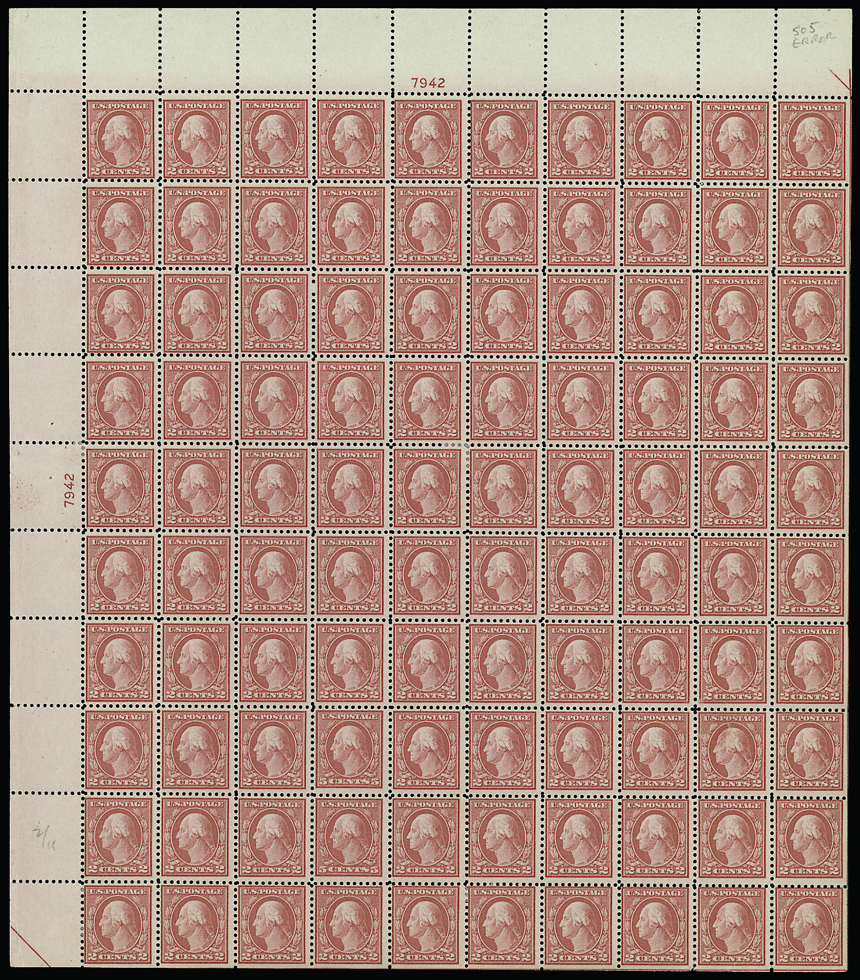 Sale no. 914 — Lot no. 2568 — Siegel Auction Galleries