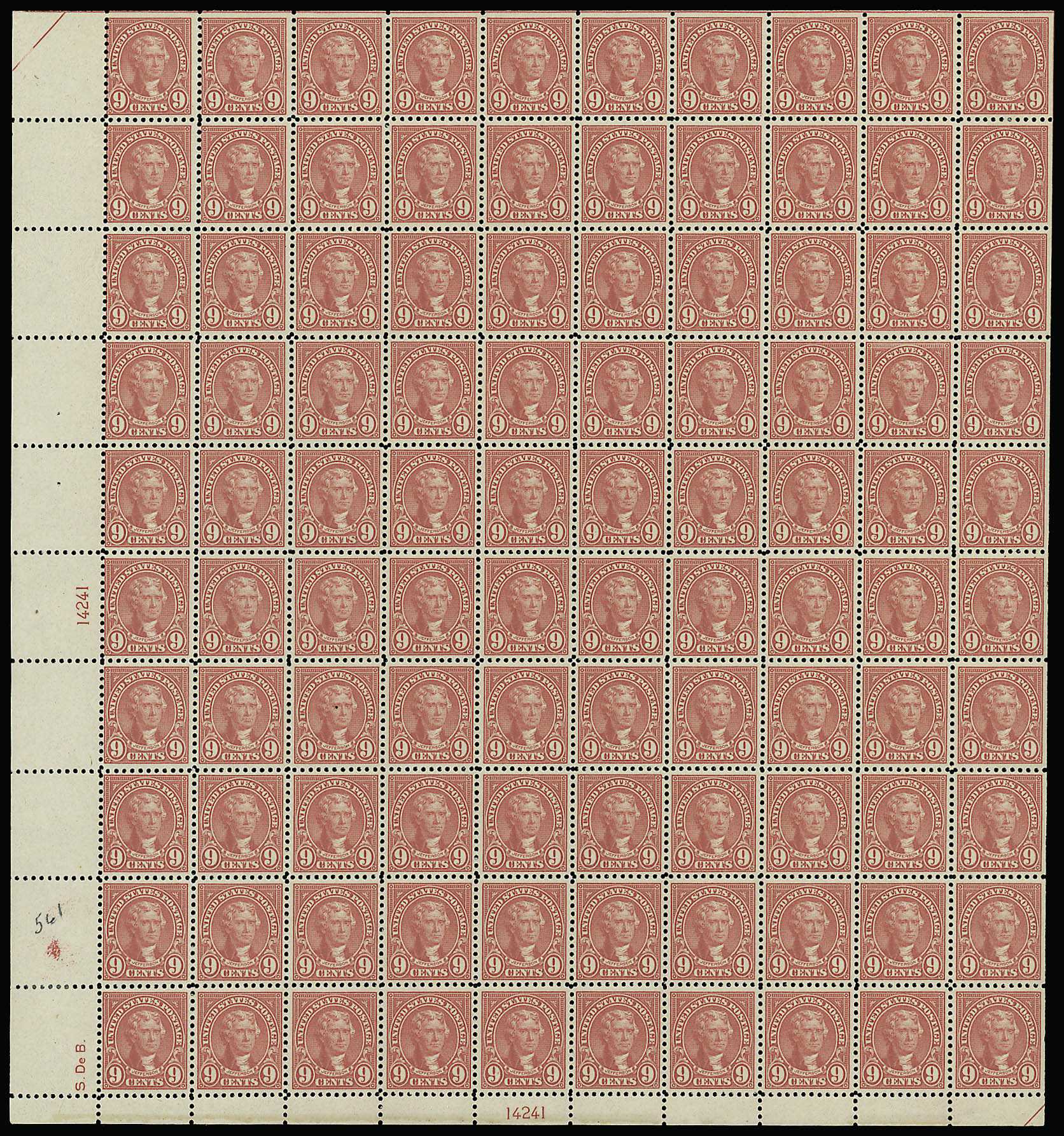 Sale no. 914 — Lot no. 2588 — Siegel Auction Galleries