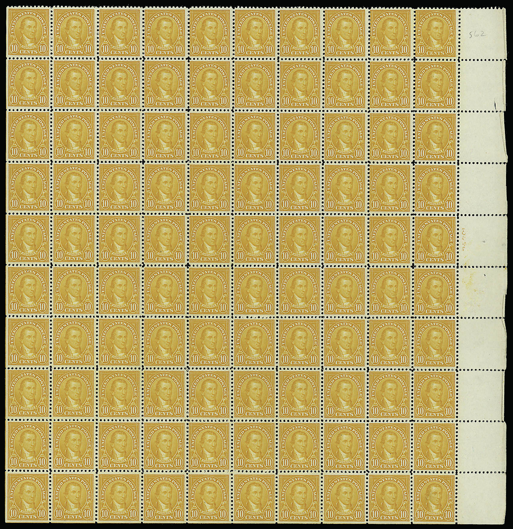 Sale no. 914 — Lot no. 2589 — Siegel Auction Galleries