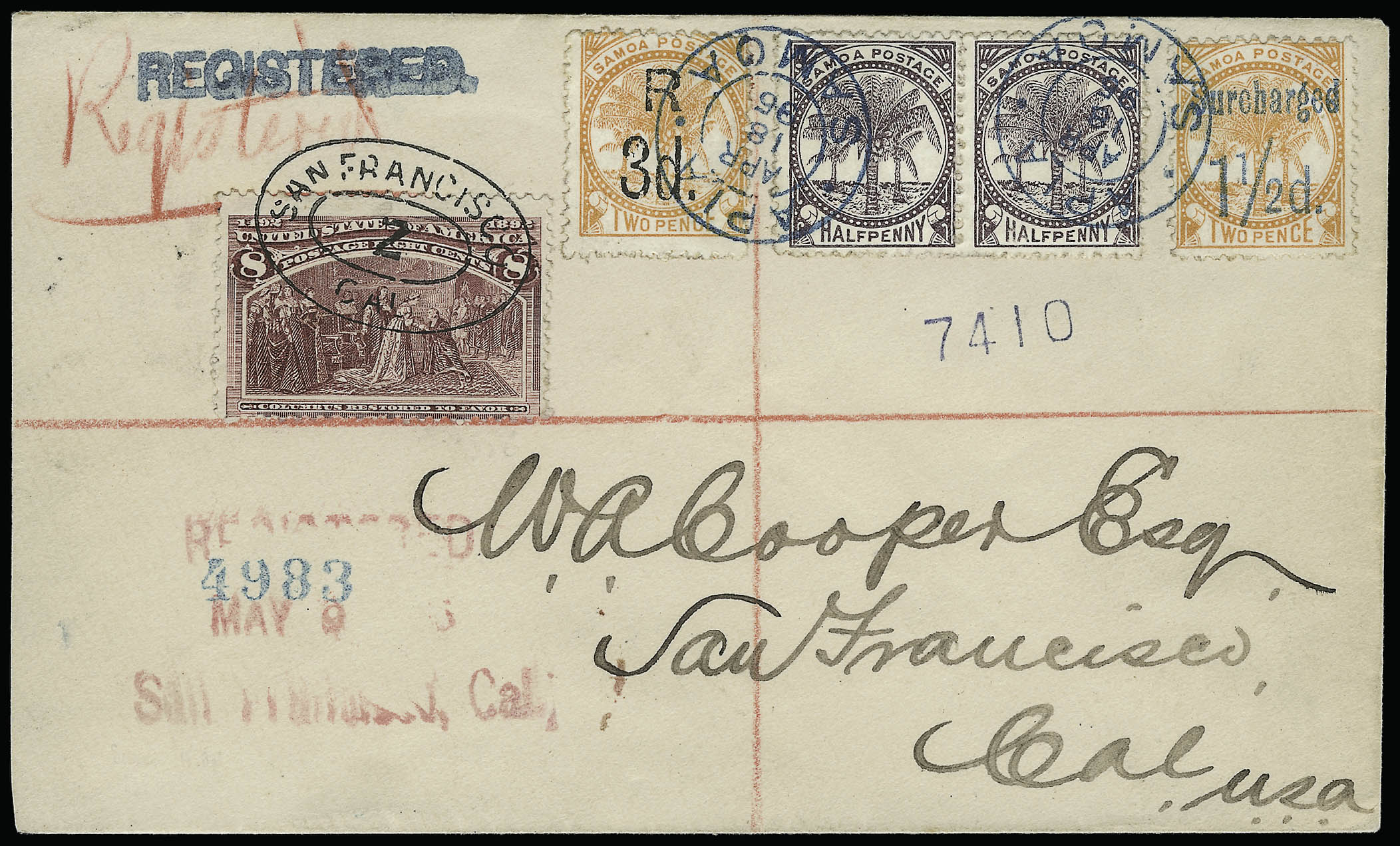 Sale no. 920 — Lot no. 135 — Siegel Auction Galleries