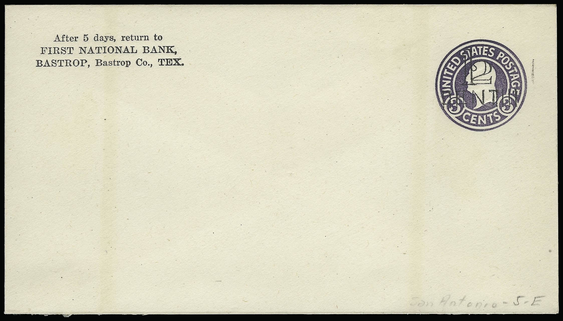 Sale no. 923 — Lot no. 3370 — Siegel Auction Galleries