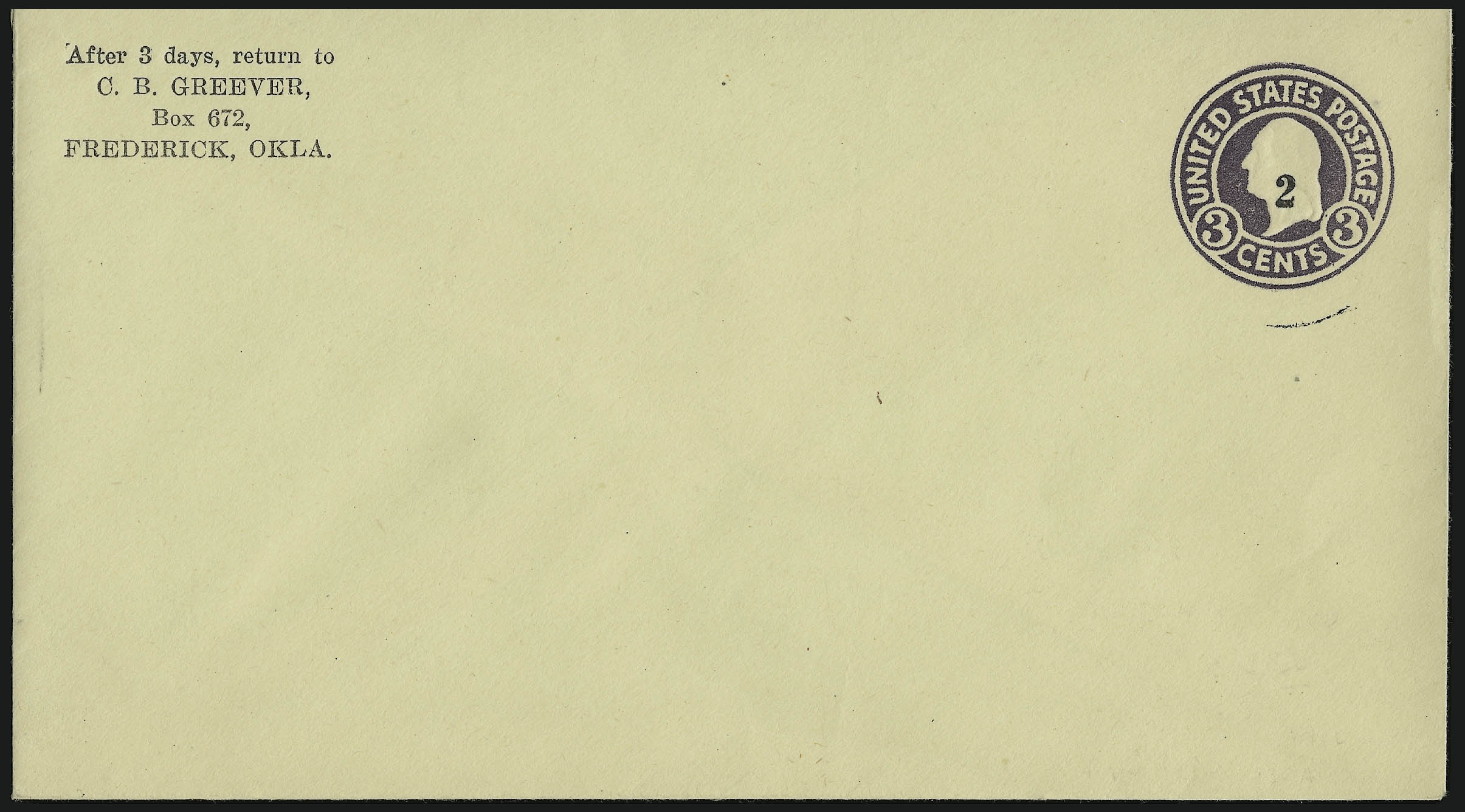 Sale no. 923 — Lot no. 3373 — Siegel Auction Galleries
