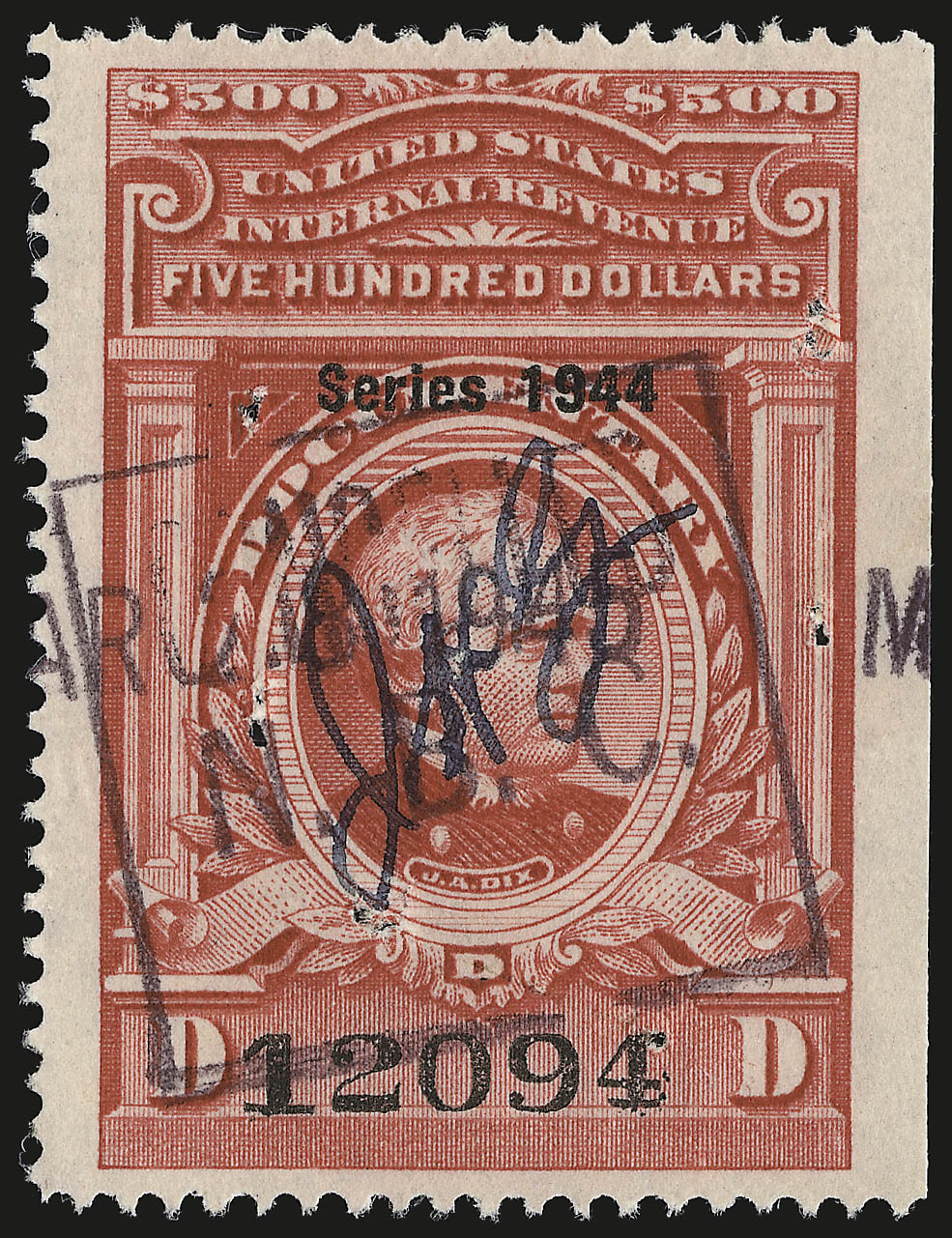 Sale no. 946 — Lot no. 1549 — Siegel Auction Galleries