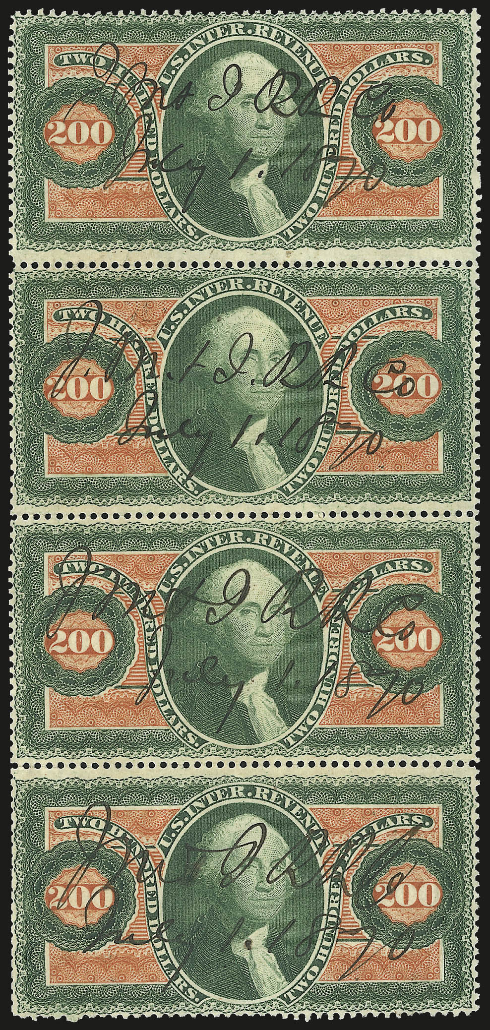 Sale no. 953 — Lot no. 1818 — Siegel Auction Galleries