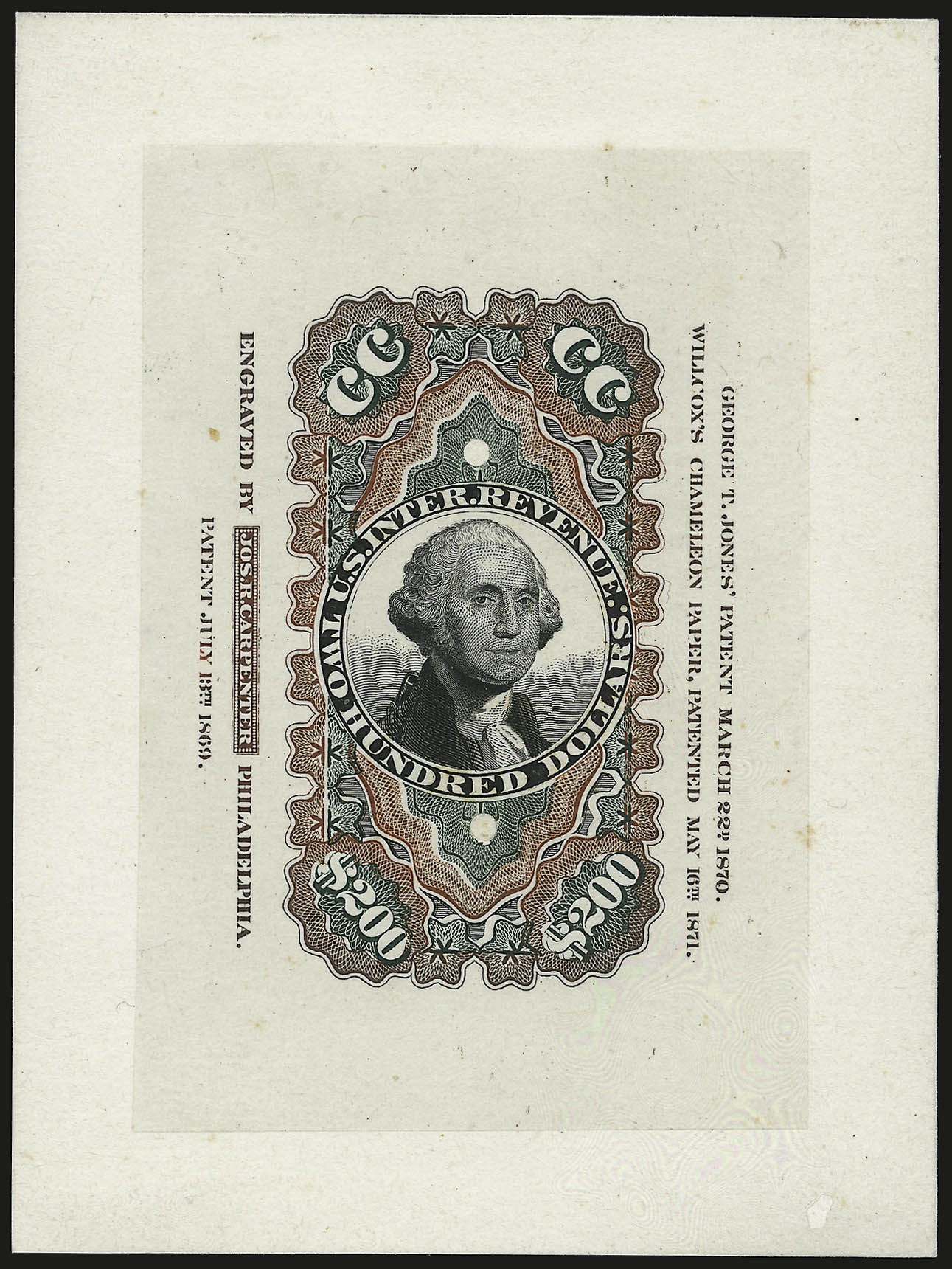 Sale no. 953 — Lot no. 1834 — Siegel Auction Galleries