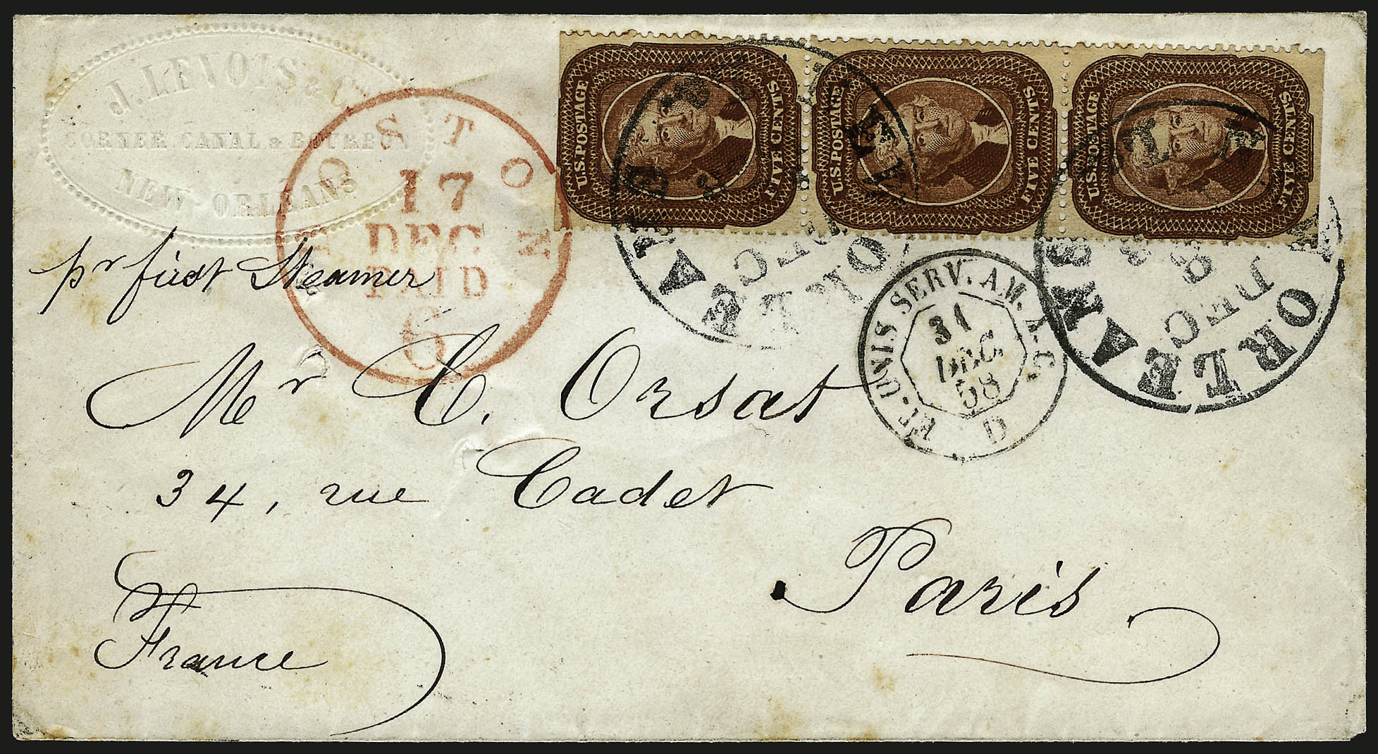 Sale no. 958 — Lot no. 551 — Siegel Auction Galleries