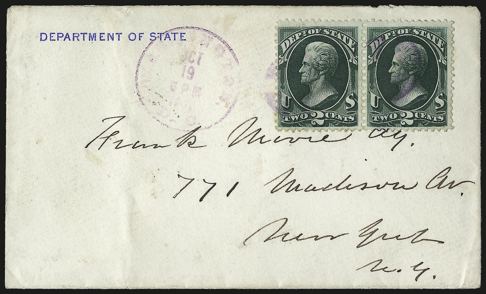 Sale no. 958 — Lot no. 723 — Siegel Auction Galleries