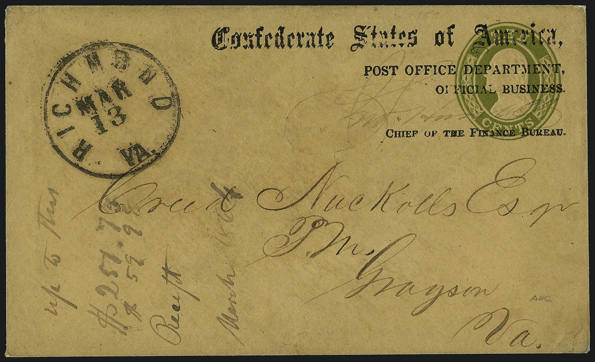 Sale no. 958 — Lot no. 805 — Siegel Auction Galleries