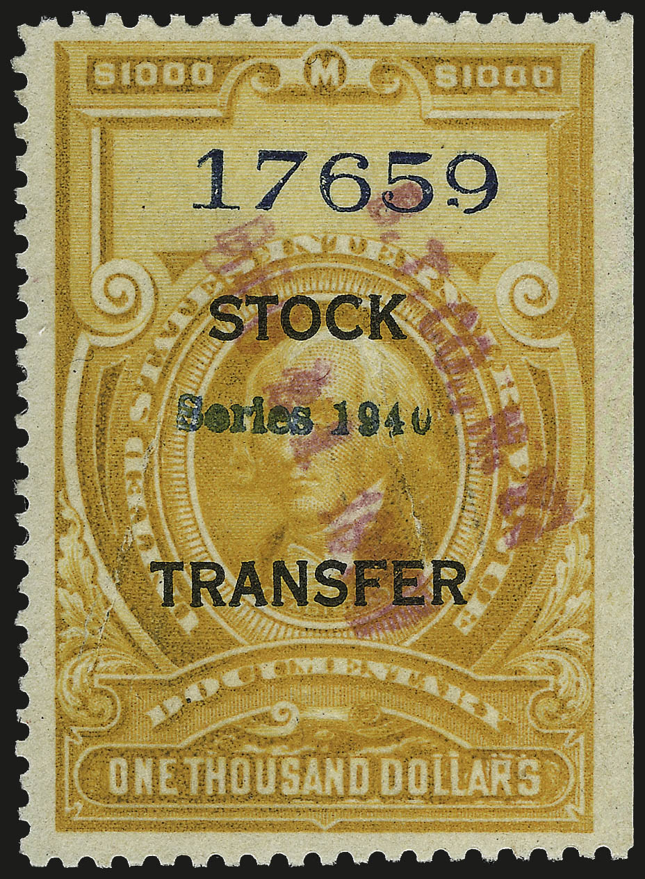 Sale no. 967 — Lot no. 5272A — Siegel Auction Galleries