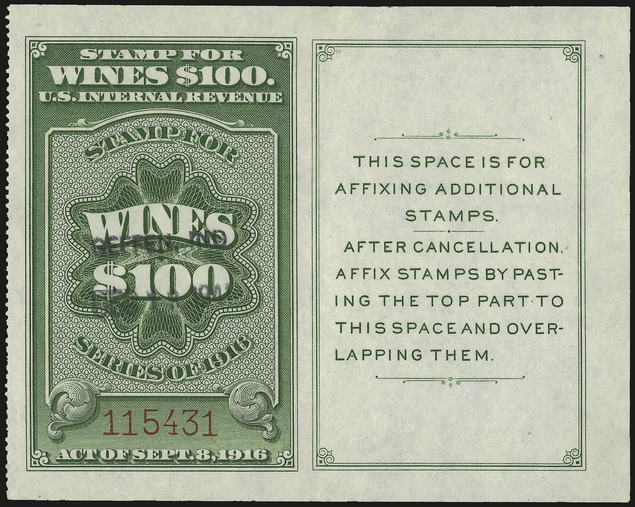 Sale no. 967 — Lot no. 5281 — Siegel Auction Galleries