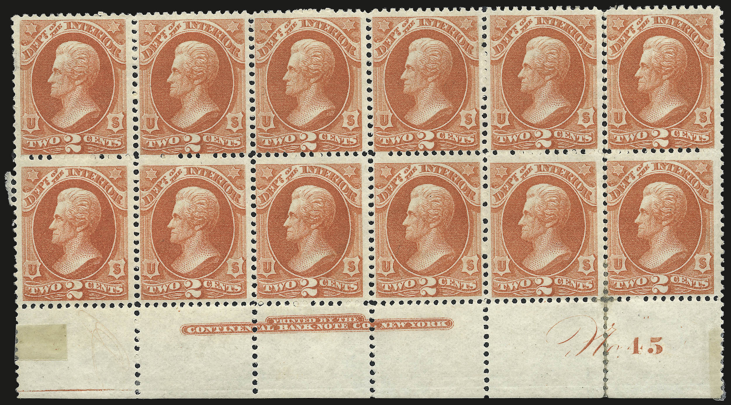 Sale no. 976 — Lot no. 2324 — Siegel Auction Galleries