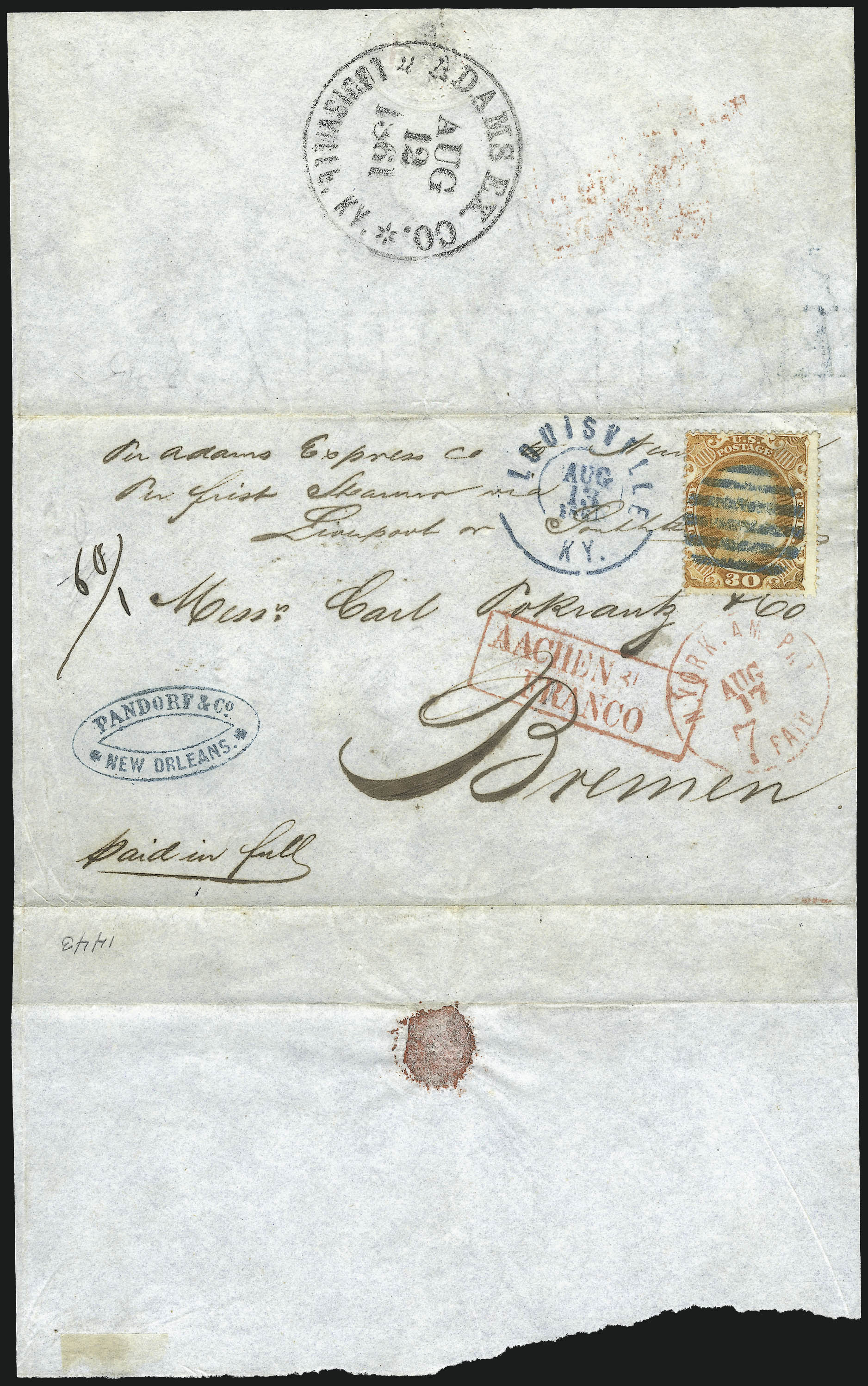 Sale no. 1000 — Lot no. 1044 — Siegel Auction Galleries