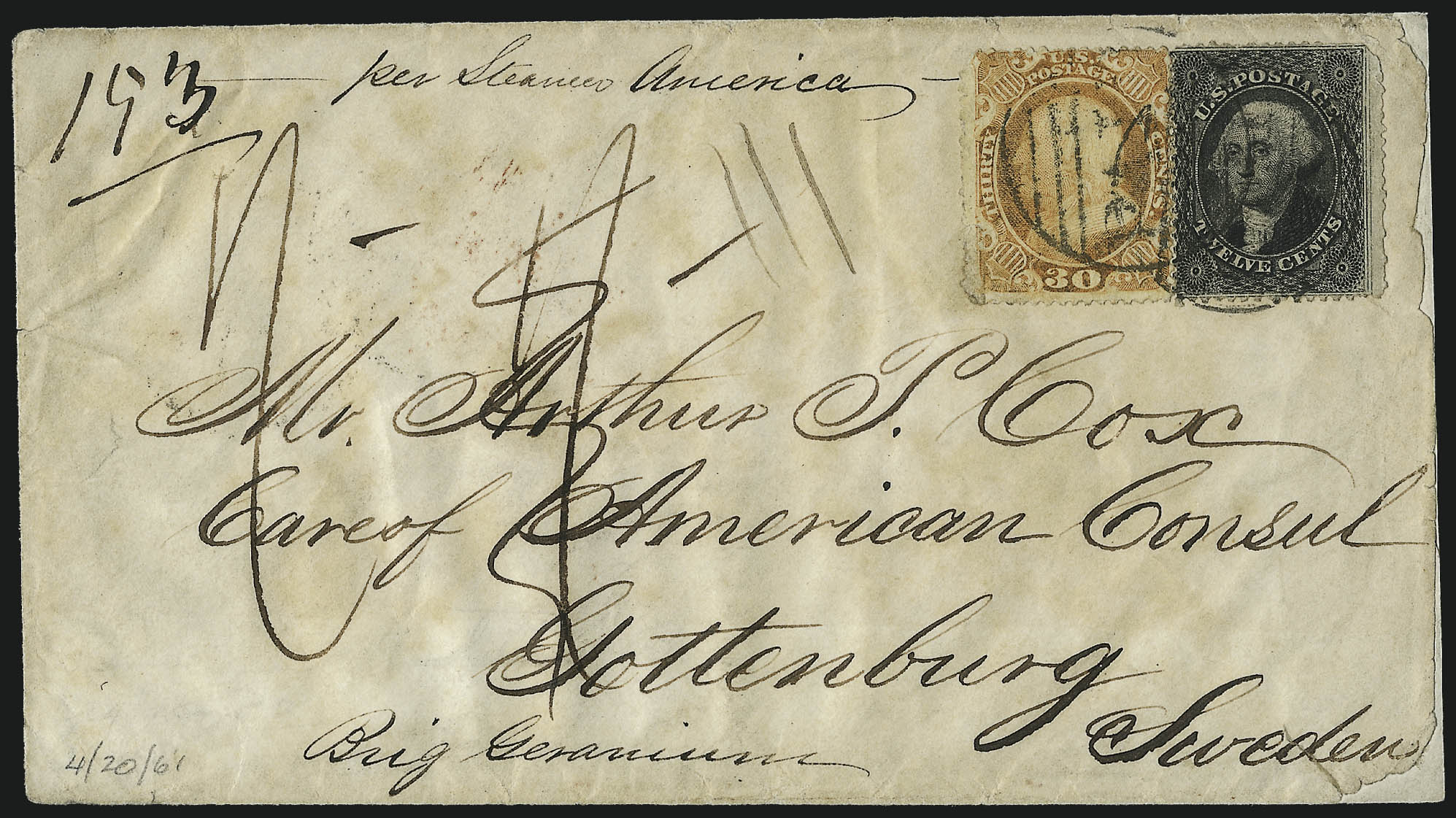 Sale no. 1000 — Lot no. 1054 — Siegel Auction Galleries