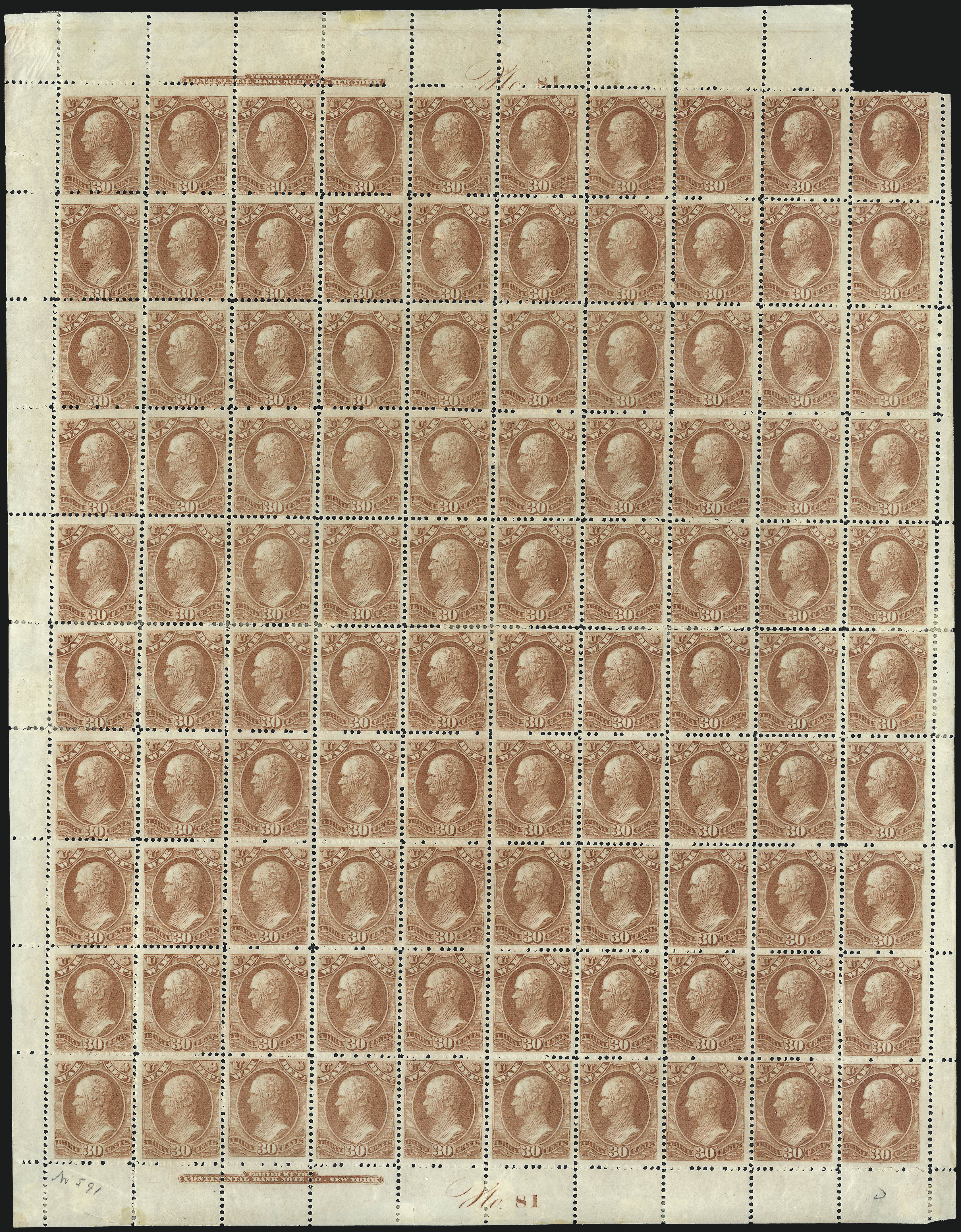 Sale no. 1003 — Lot no. 5457 — Siegel Auction Galleries