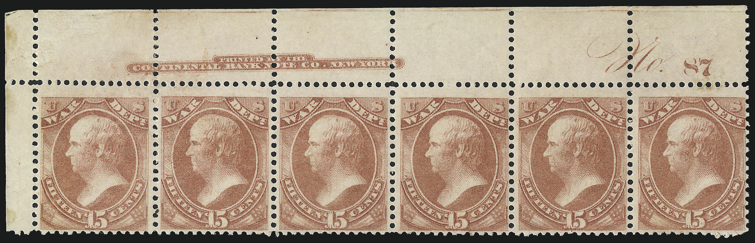 Sale no. 1003 — Lot no. 5472 — Siegel Auction Galleries