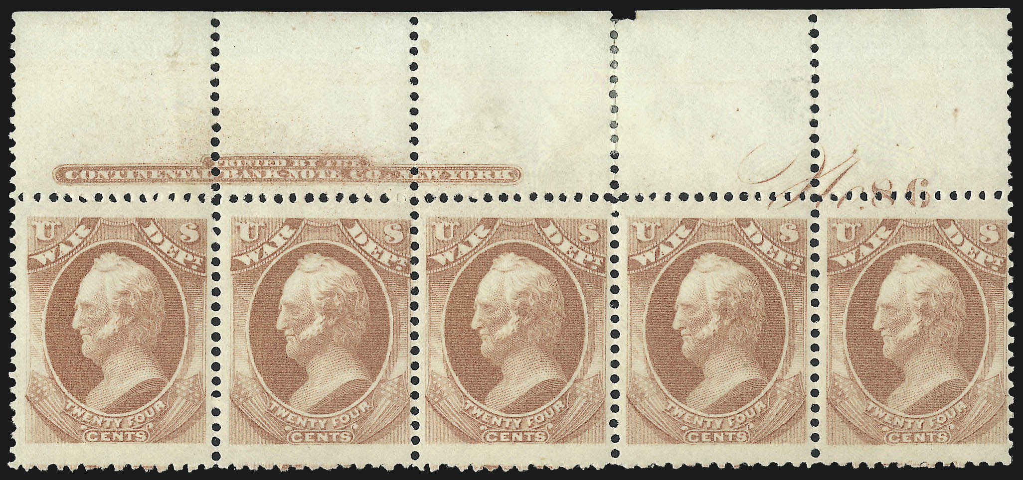 Sale no. 1003 — Lot no. 5476 — Siegel Auction Galleries