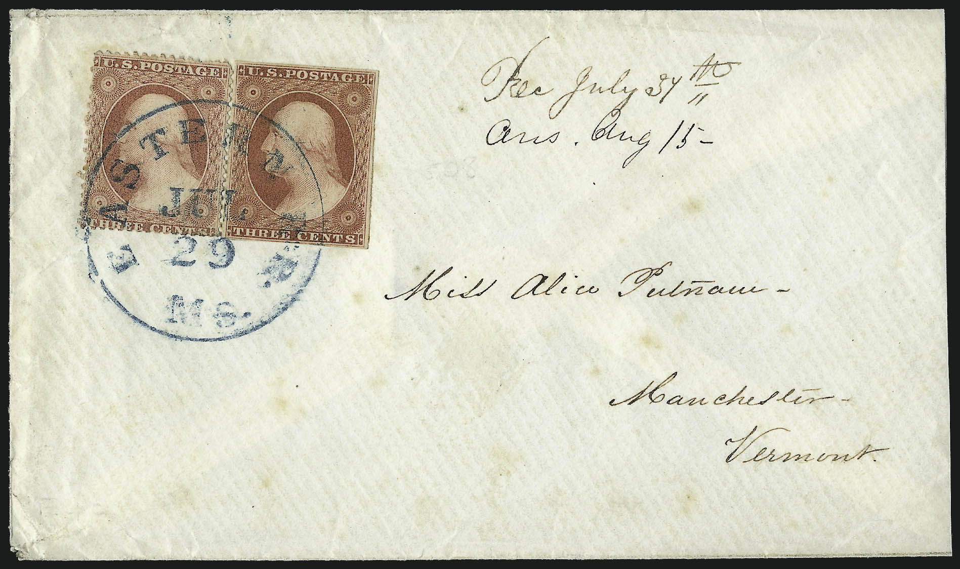 Sale no. 996 — Lot no. 3198 — Siegel Auction Galleries
