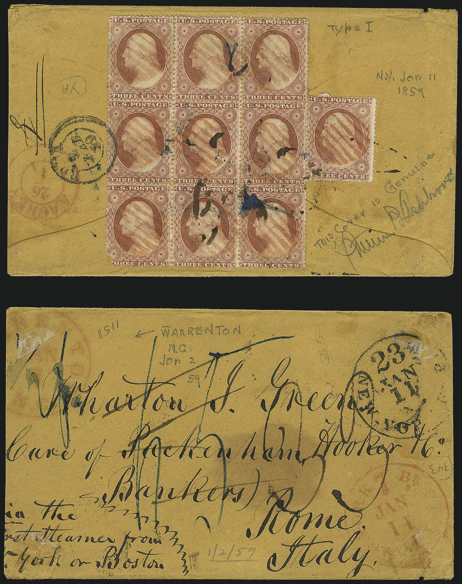 Sale no. 996 — Lot no. 3199 — Siegel Auction Galleries