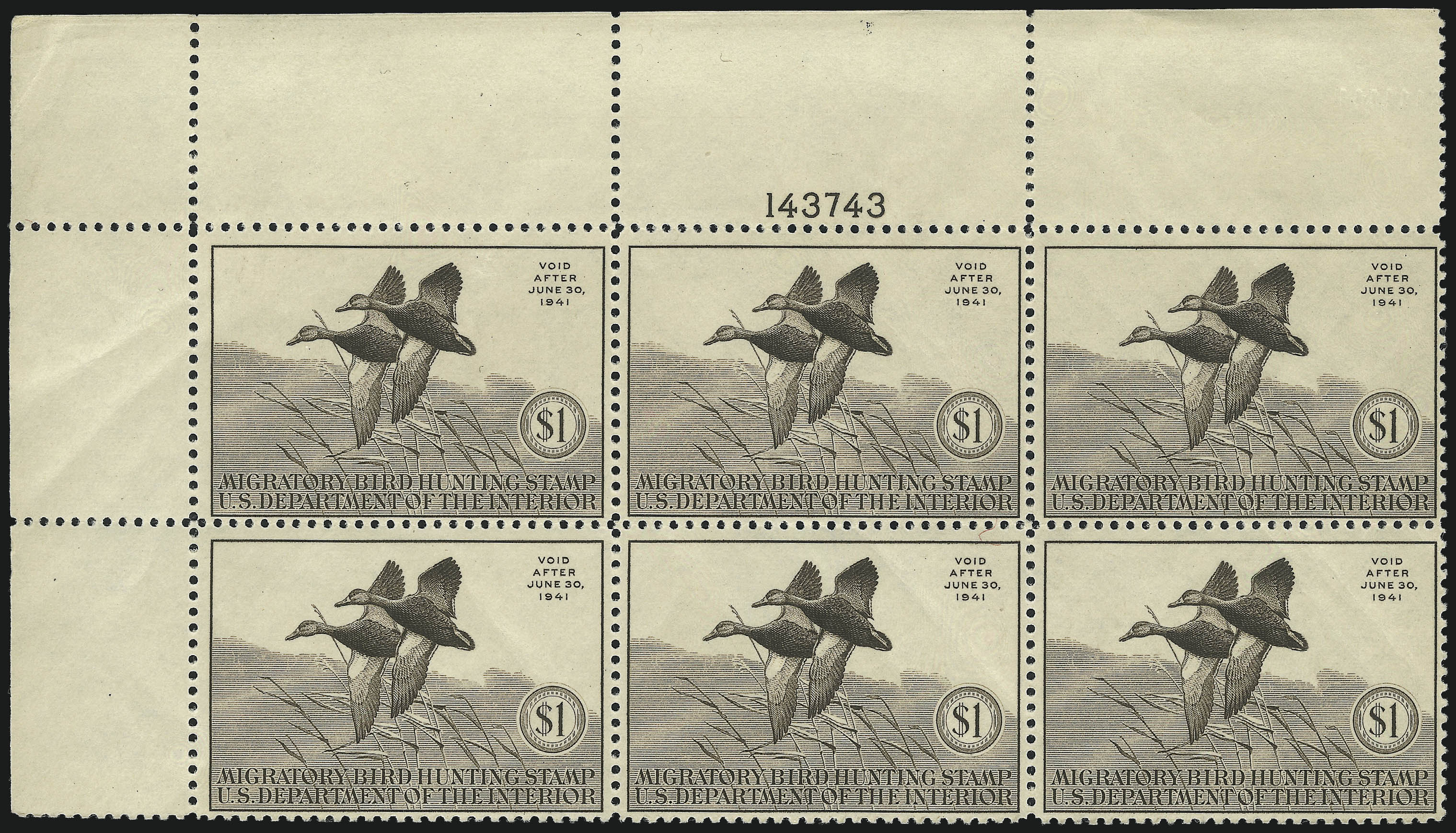 Sale no. 997 — Lot no. 6632 — Siegel Auction Galleries