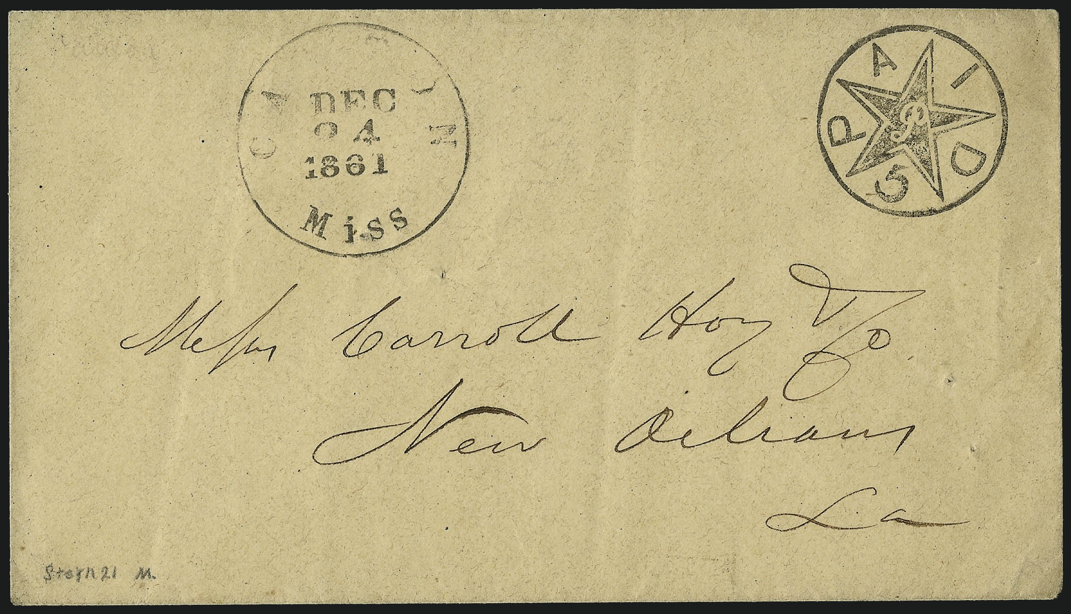 Sale no. 1010 — Lot no. 175 — Siegel Auction Galleries
