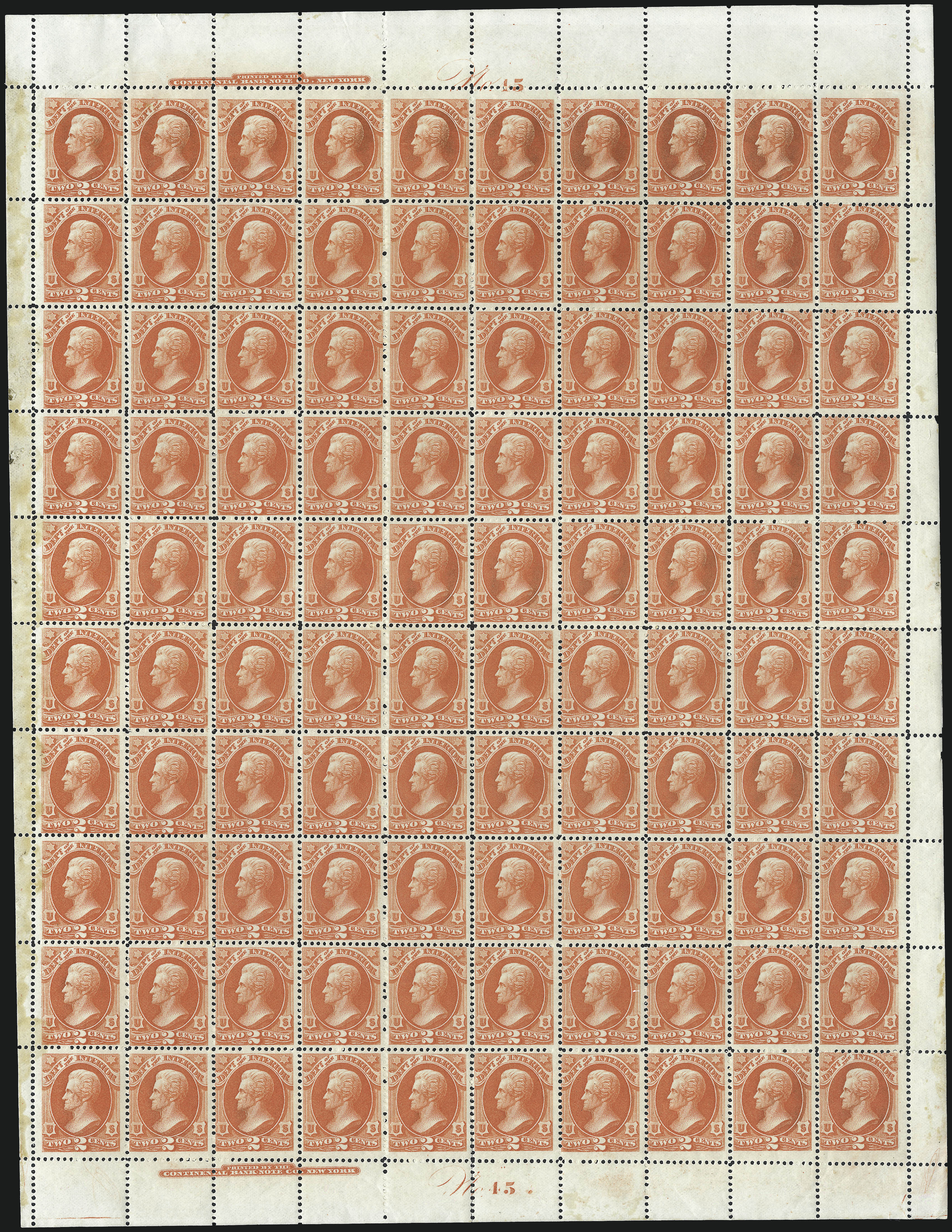 Sale no. 1014 — Lot no. 2349 — Siegel Auction Galleries