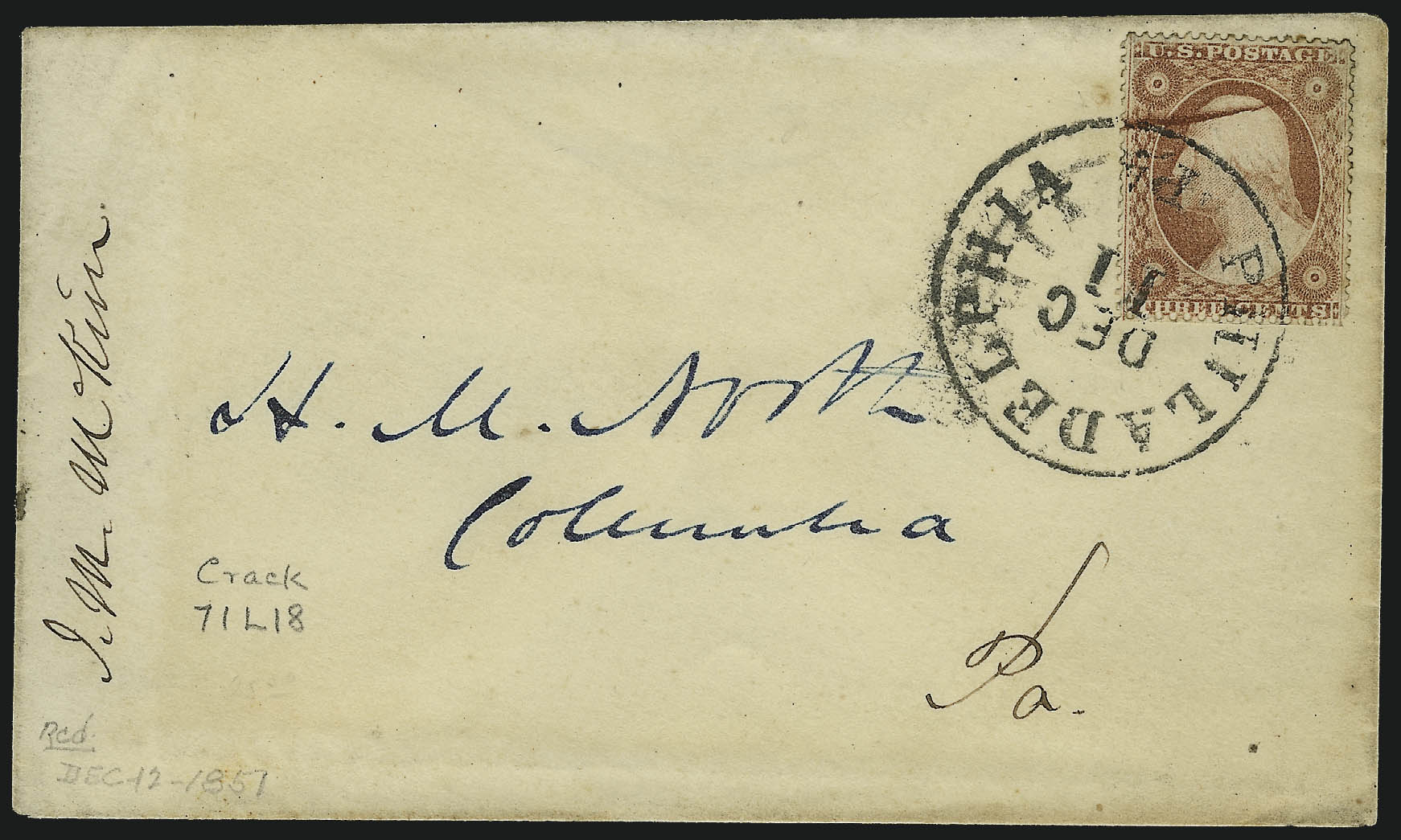 Sale no. 1017 — Lot no. 502 — Siegel Auction Galleries