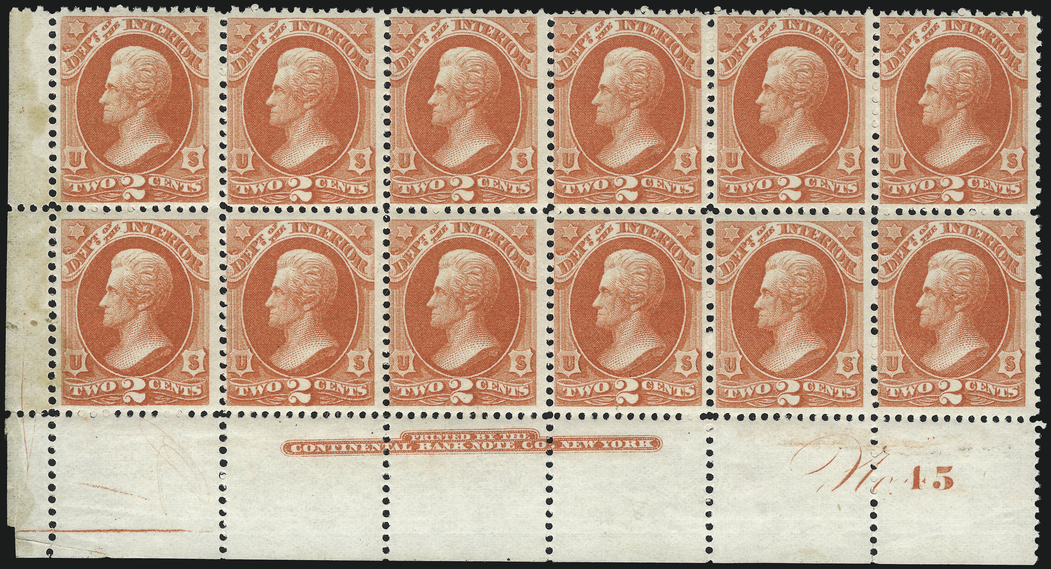 Sale no. 1017 — Lot no. 960 — Siegel Auction Galleries