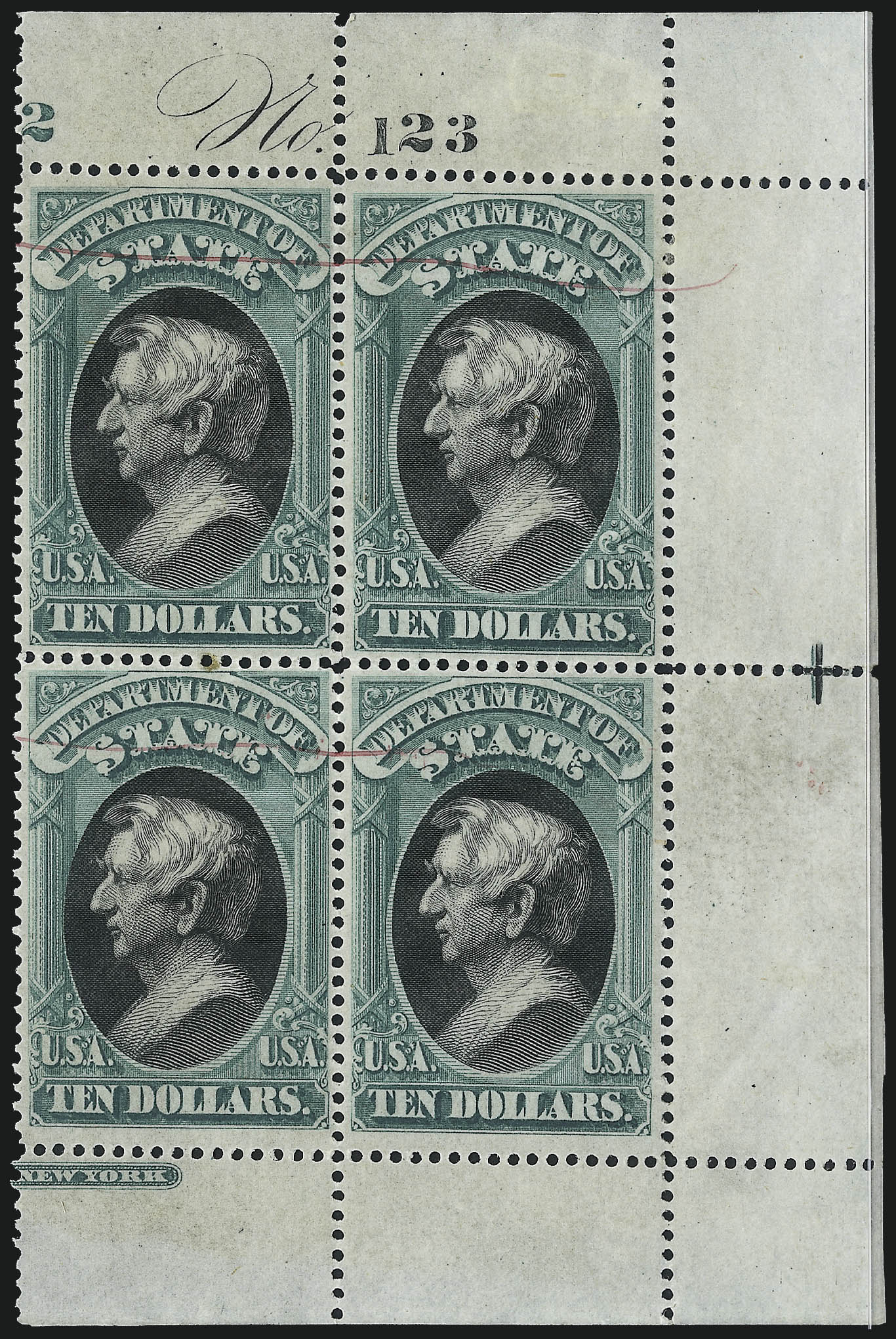 Sale no. 1025 — Lot no. 261 — Siegel Auction Galleries