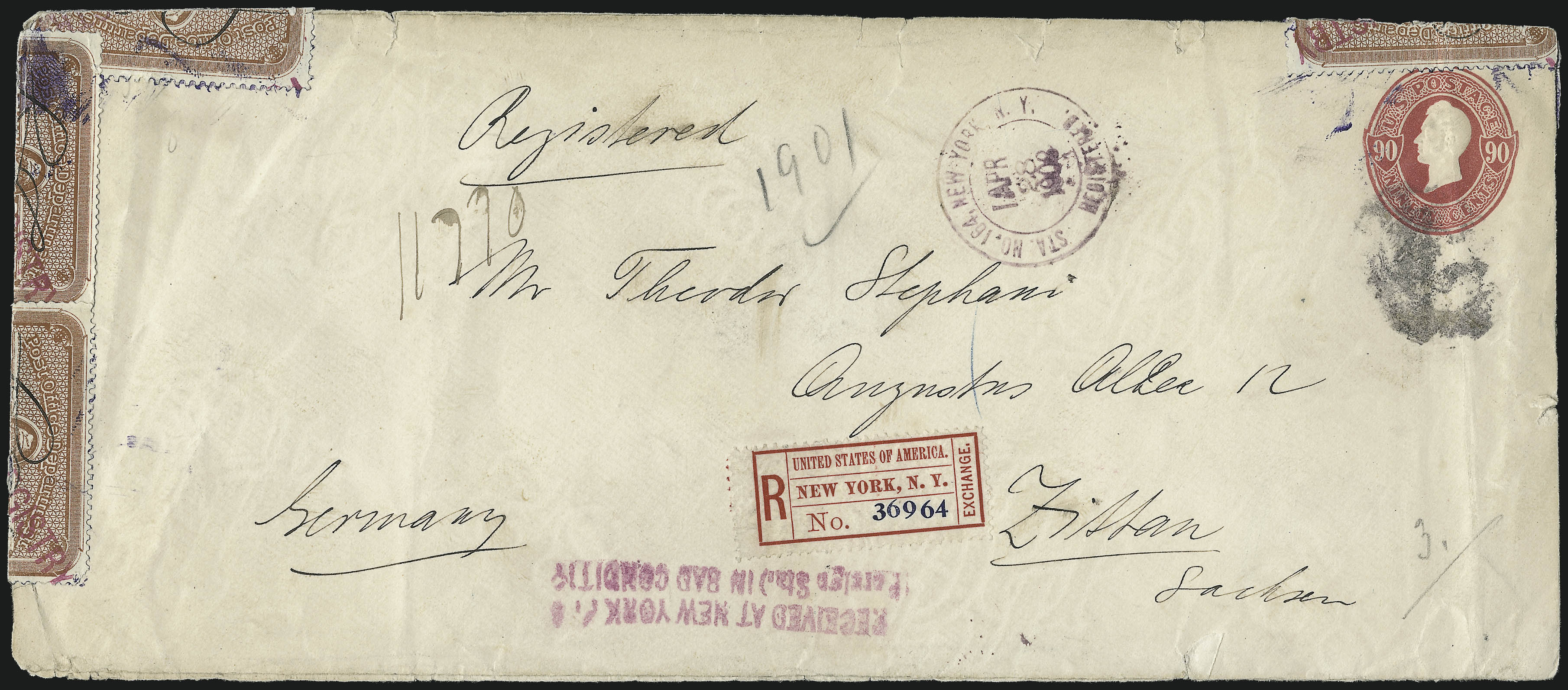 Sale no. 1025 — Lot no. 275 — Siegel Auction Galleries