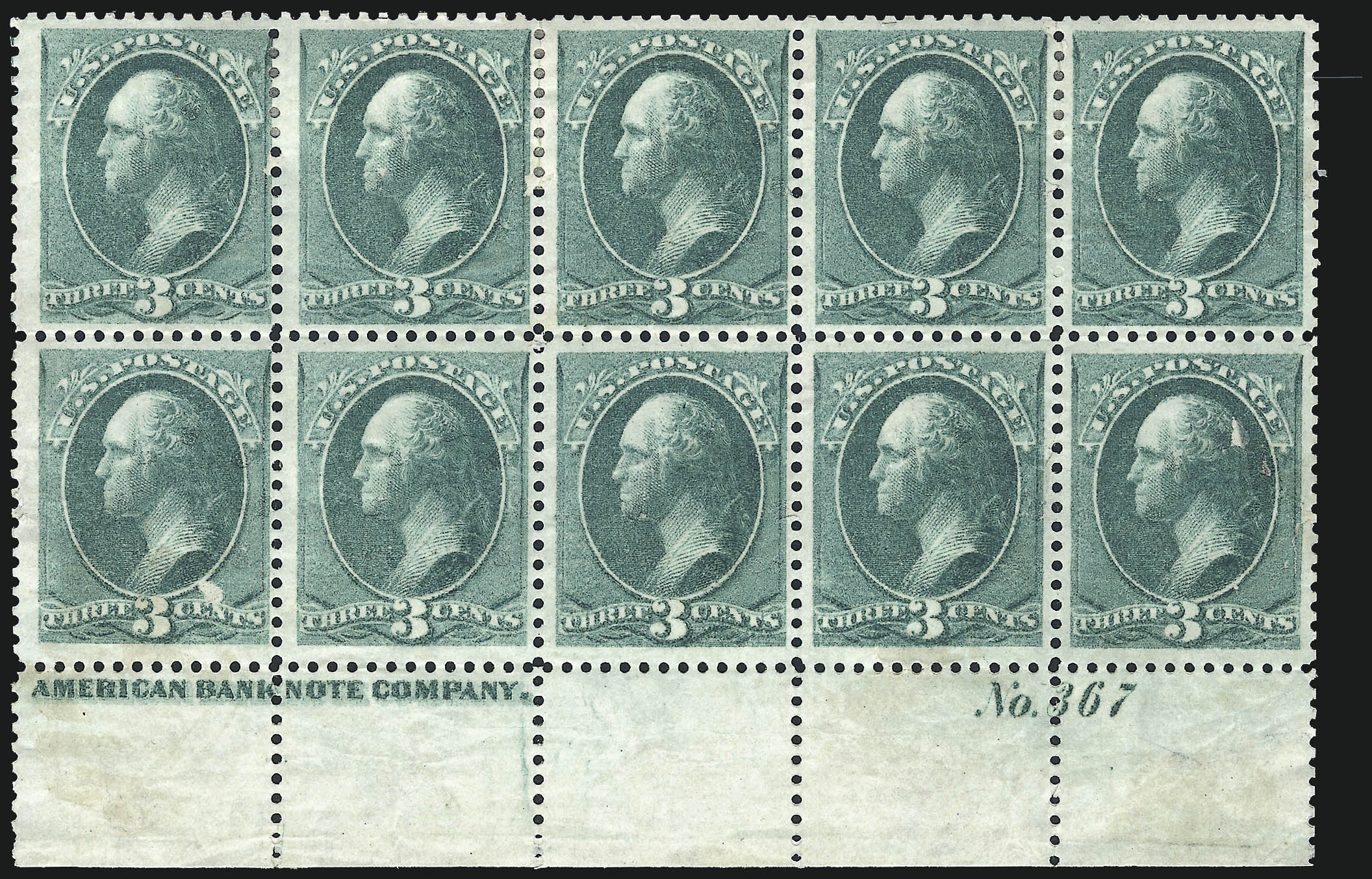 Sale no. 1037 — Lot no. 1760 — Siegel Auction Galleries