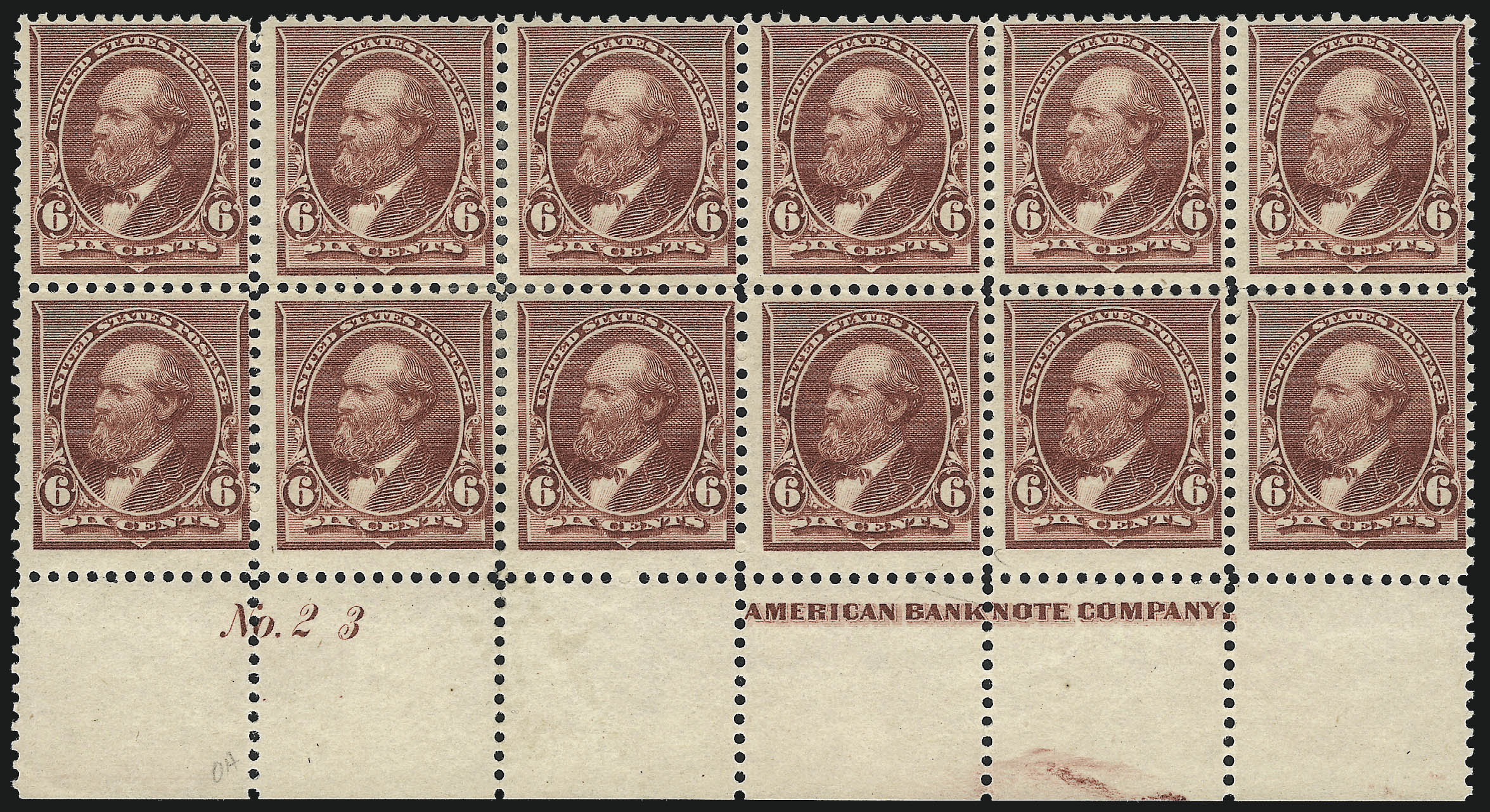Sale no. 1037 — Lot no. 1781 — Siegel Auction Galleries