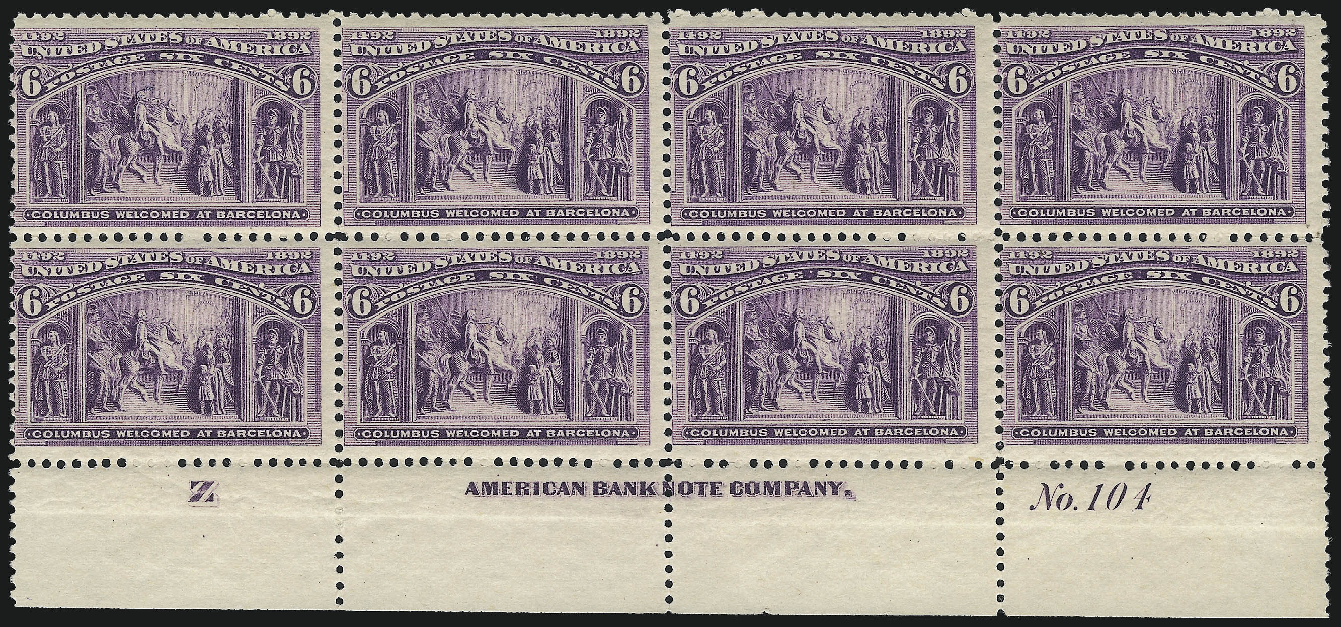 Sale no. 1037 — Lot no. 1820 — Siegel Auction Galleries