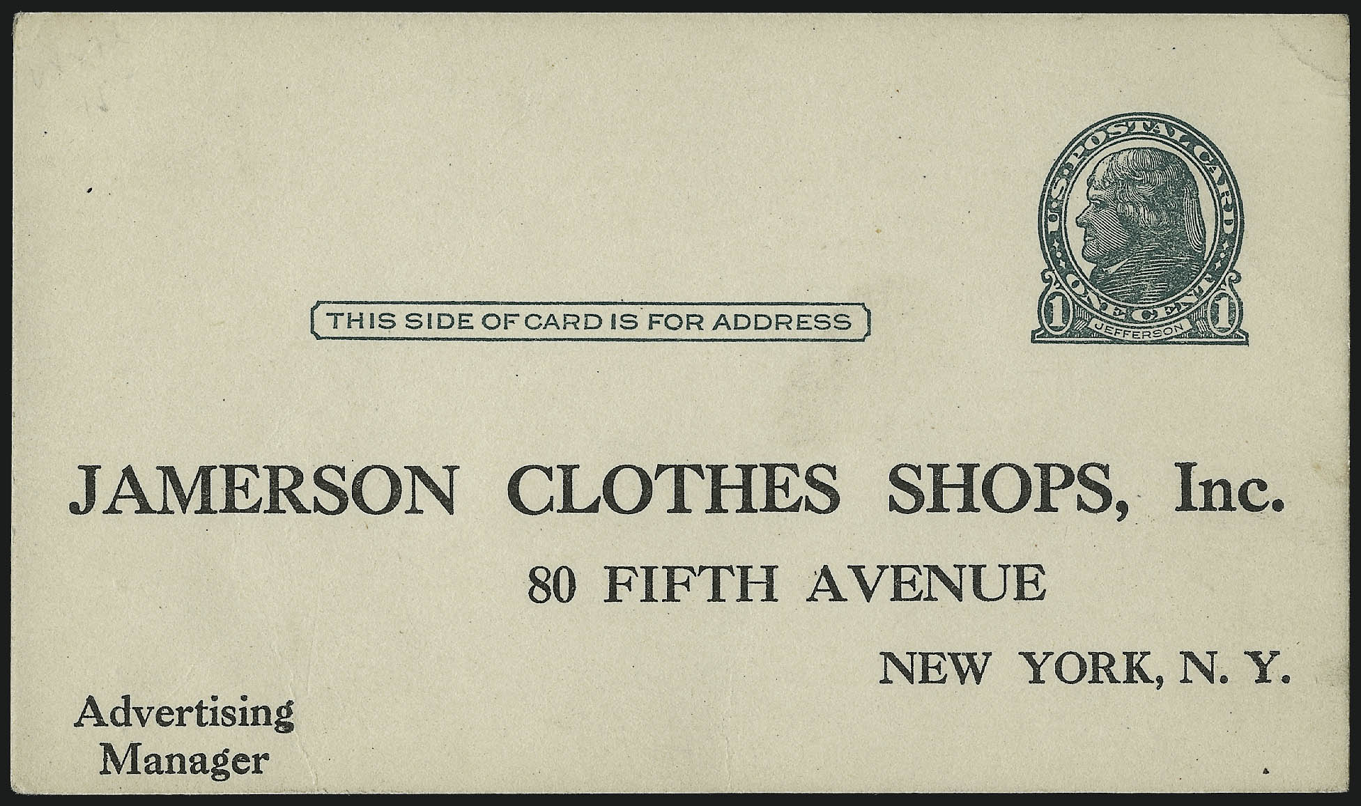 Sale no. 1037 — Lot no. 2391 — Siegel Auction Galleries