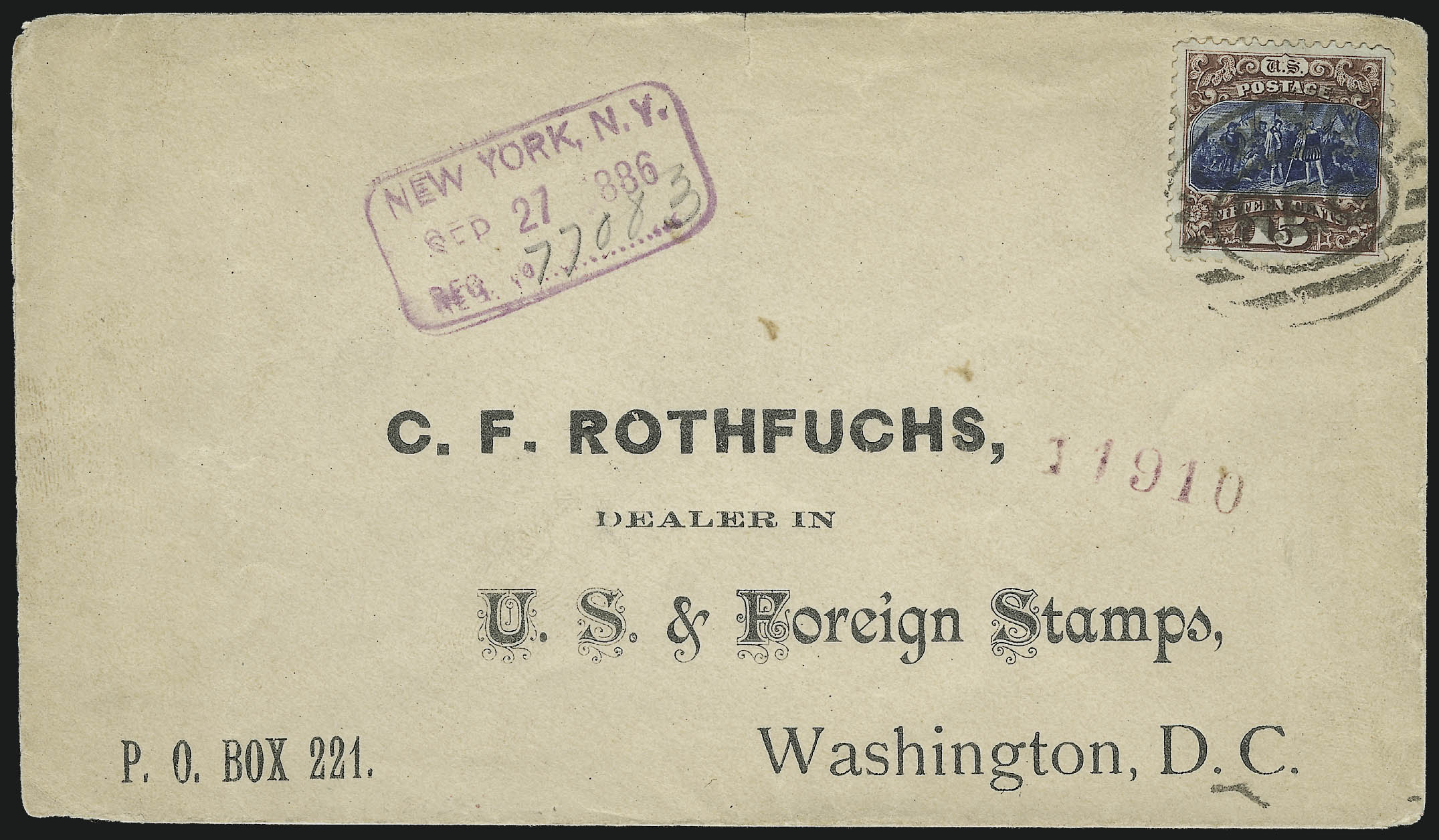 Sale no. 1037 — Lot no. 2639 — Siegel Auction Galleries