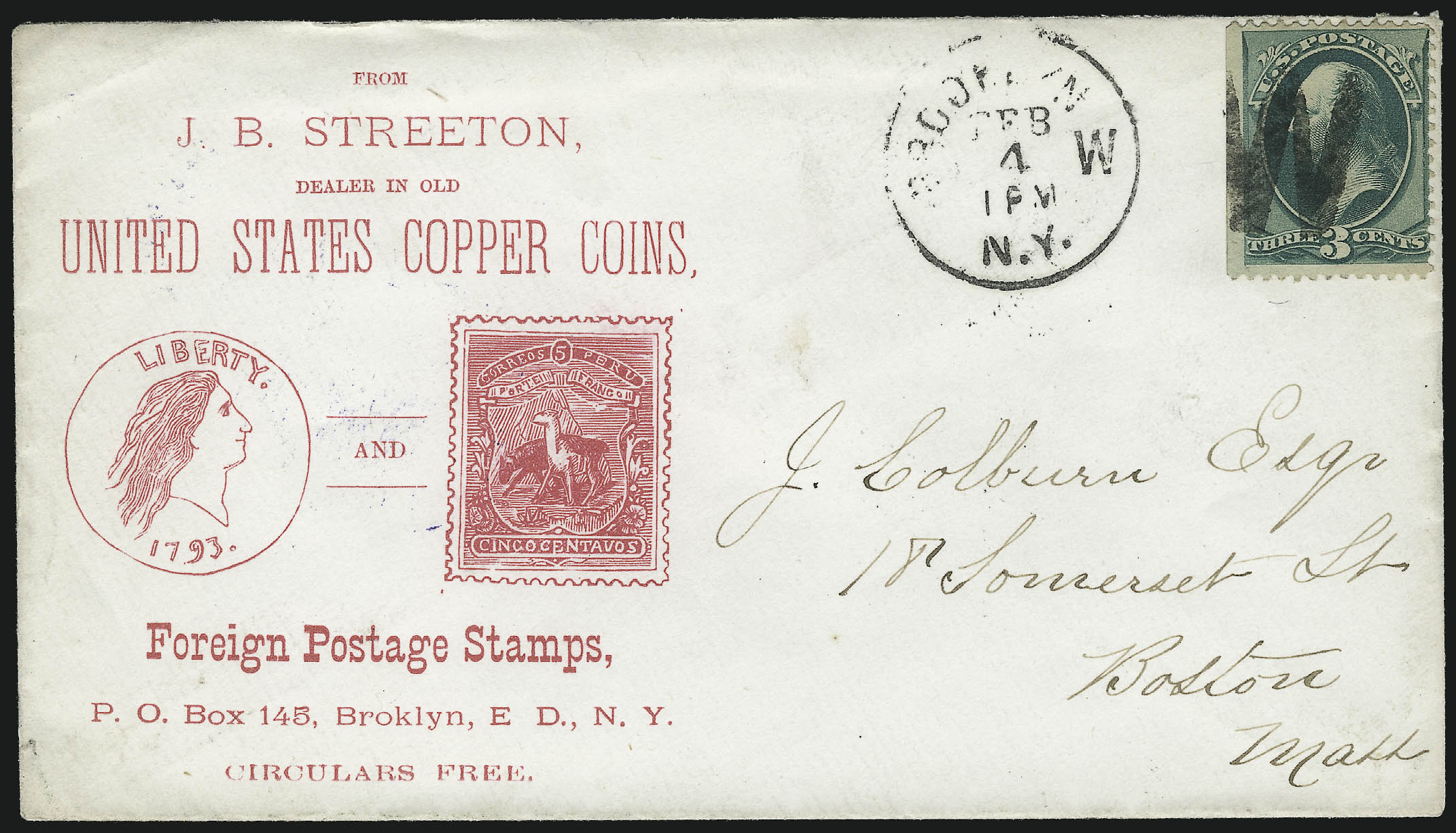 Sale no. 1037 — Lot no. 2645 — Siegel Auction Galleries