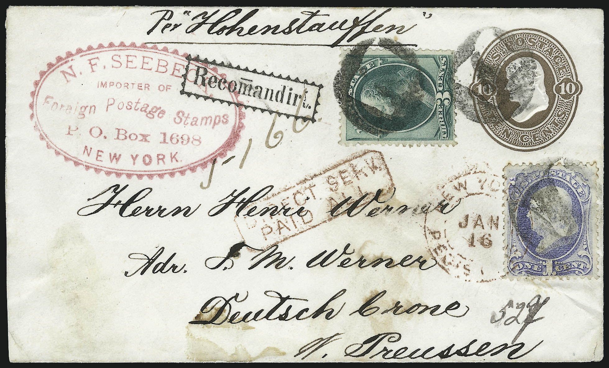 Sale no. 1037 — Lot no. 2652 — Siegel Auction Galleries