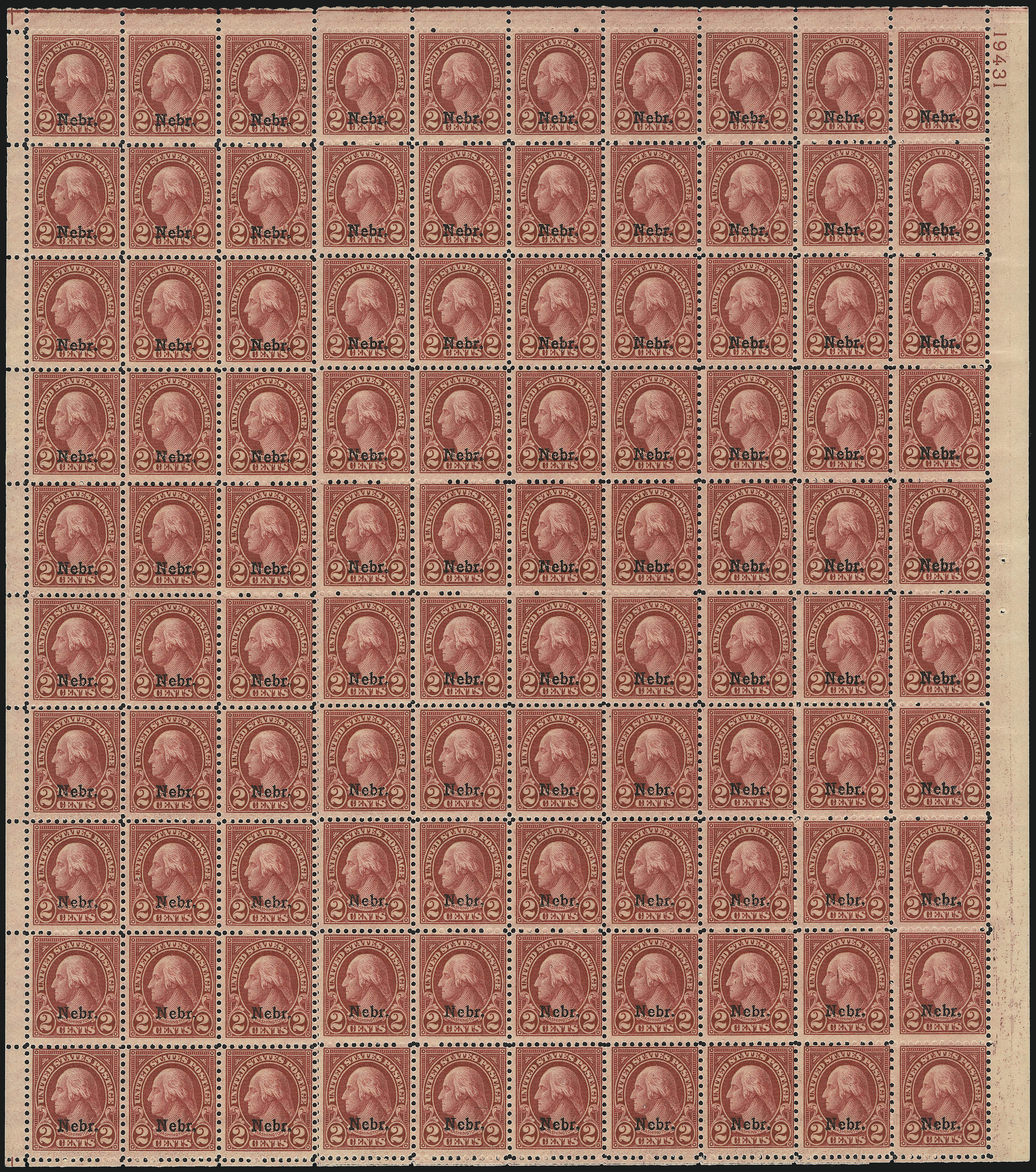 Sale no. 1040 — Lot no. 2029 — Siegel Auction Galleries