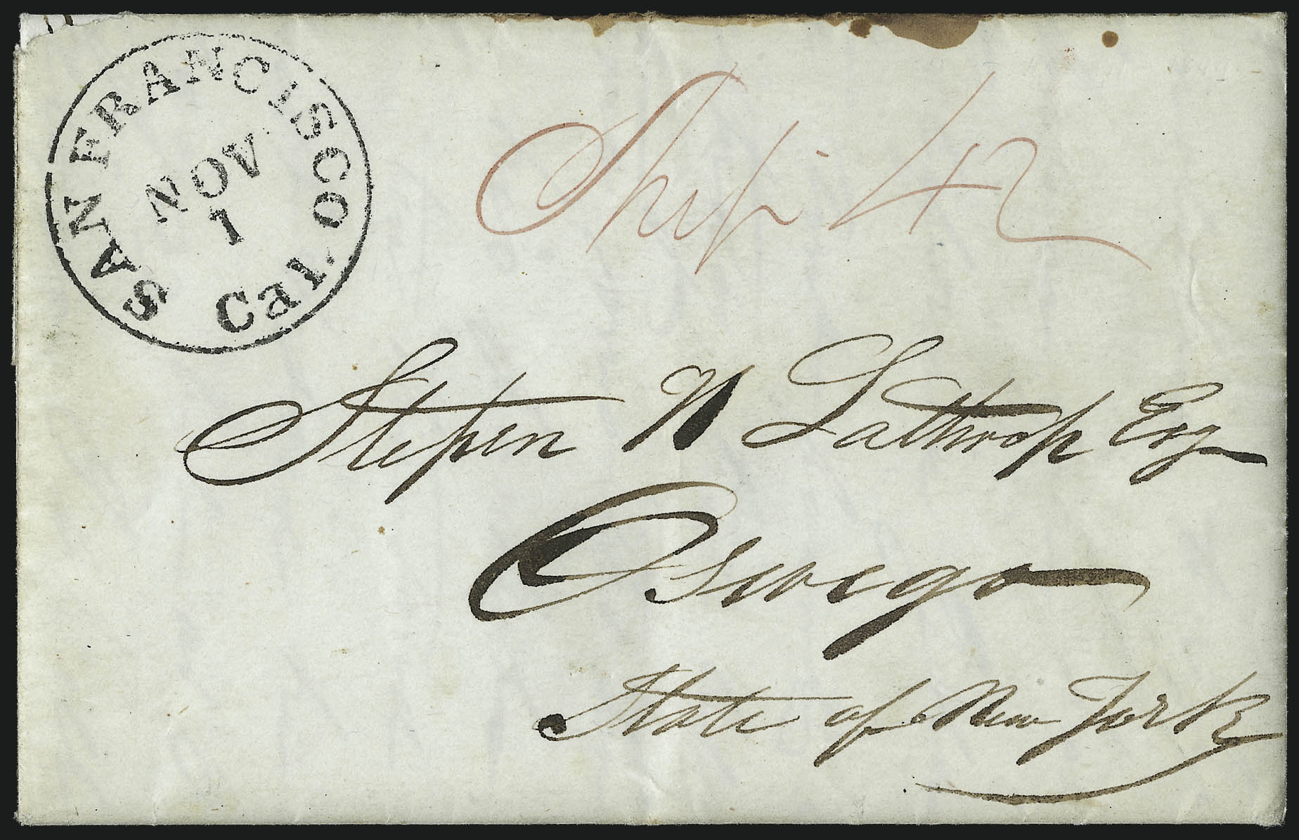 Sale no. 1045 — Lot no. 2 — Siegel Auction Galleries