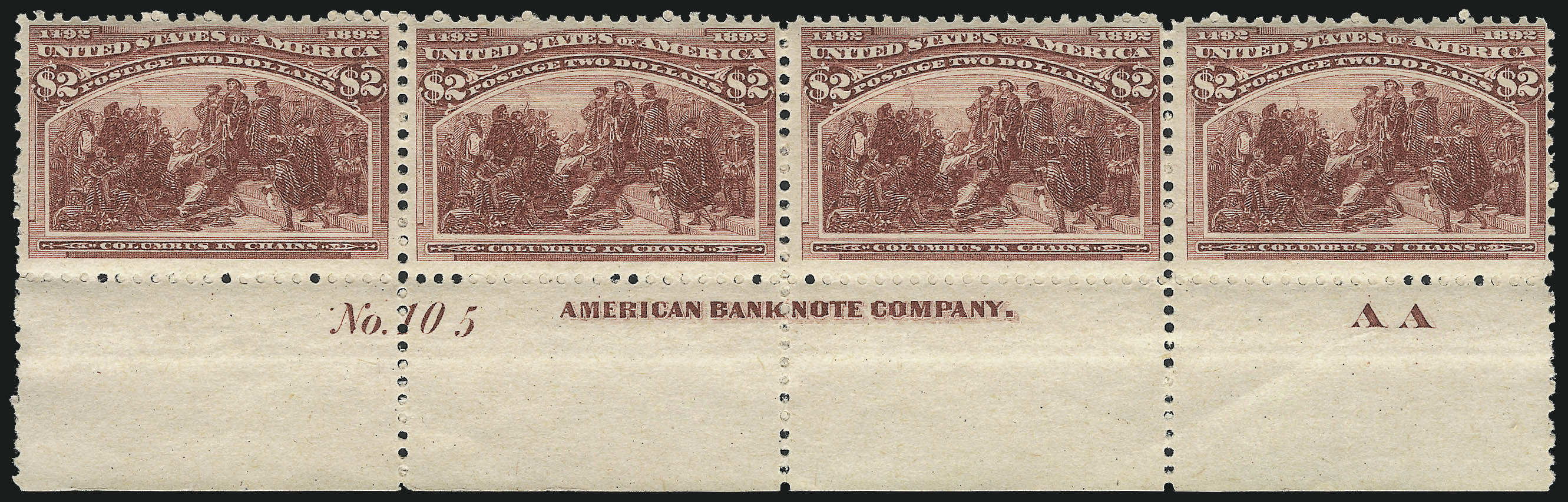 Sale no. 1048 — Lot no. 321 — Siegel Auction Galleries