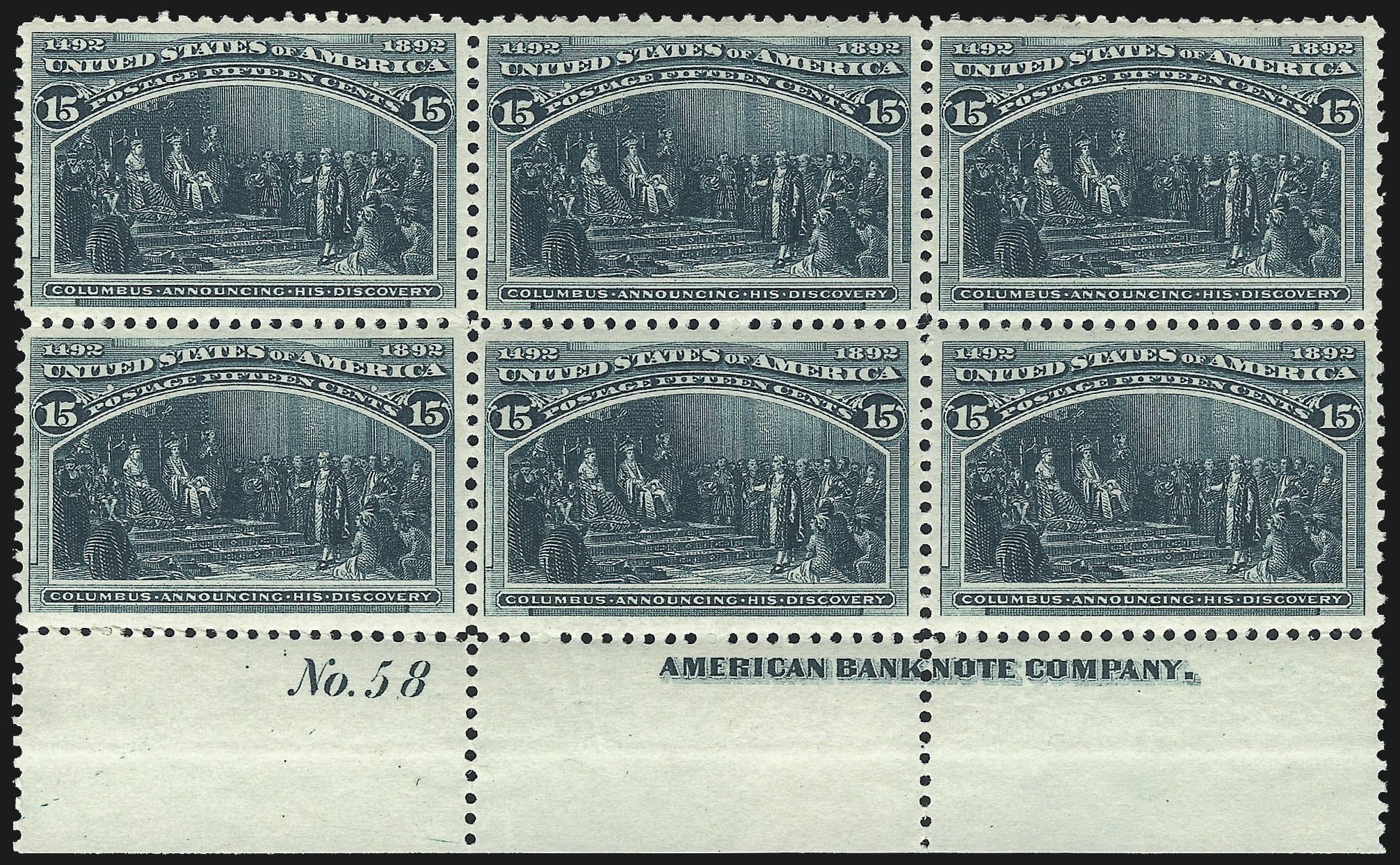 Sale no. 1050 — Lot no. 358 — Siegel Auction Galleries