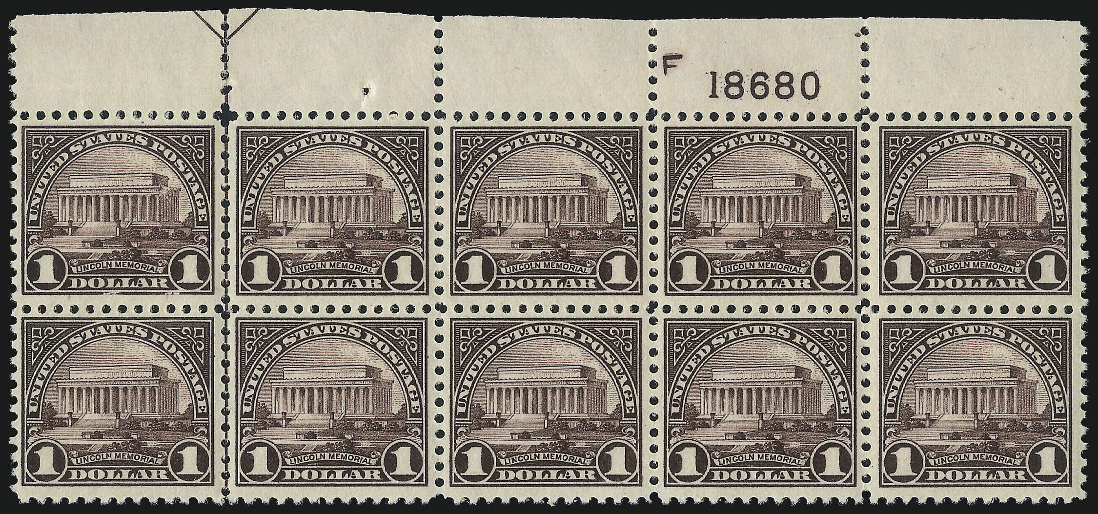 Sale no. 1050 — Lot no. 650 — Siegel Auction Galleries