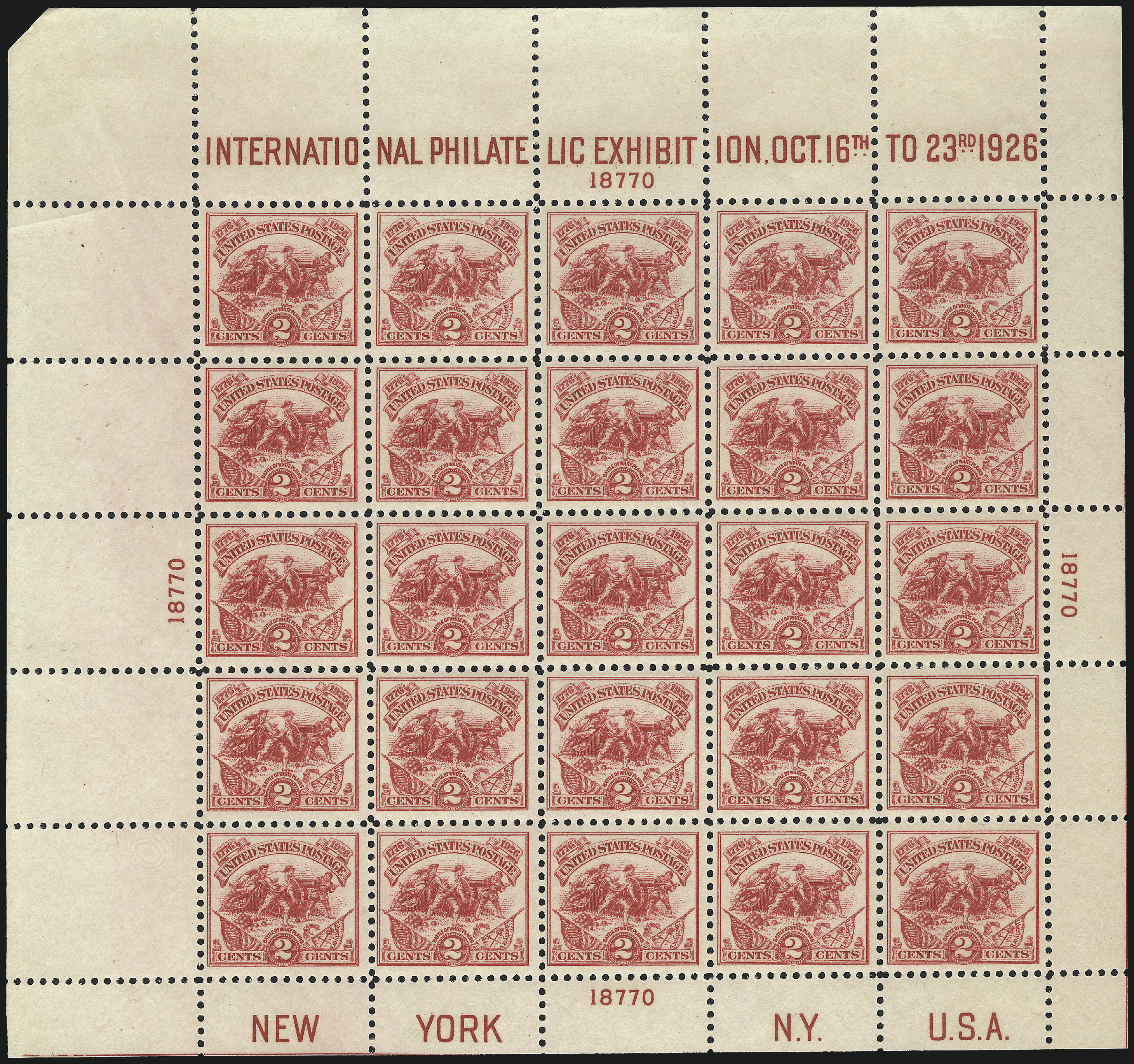 Sale no. 1061 — Lot no. 4026 — Siegel Auction Galleries