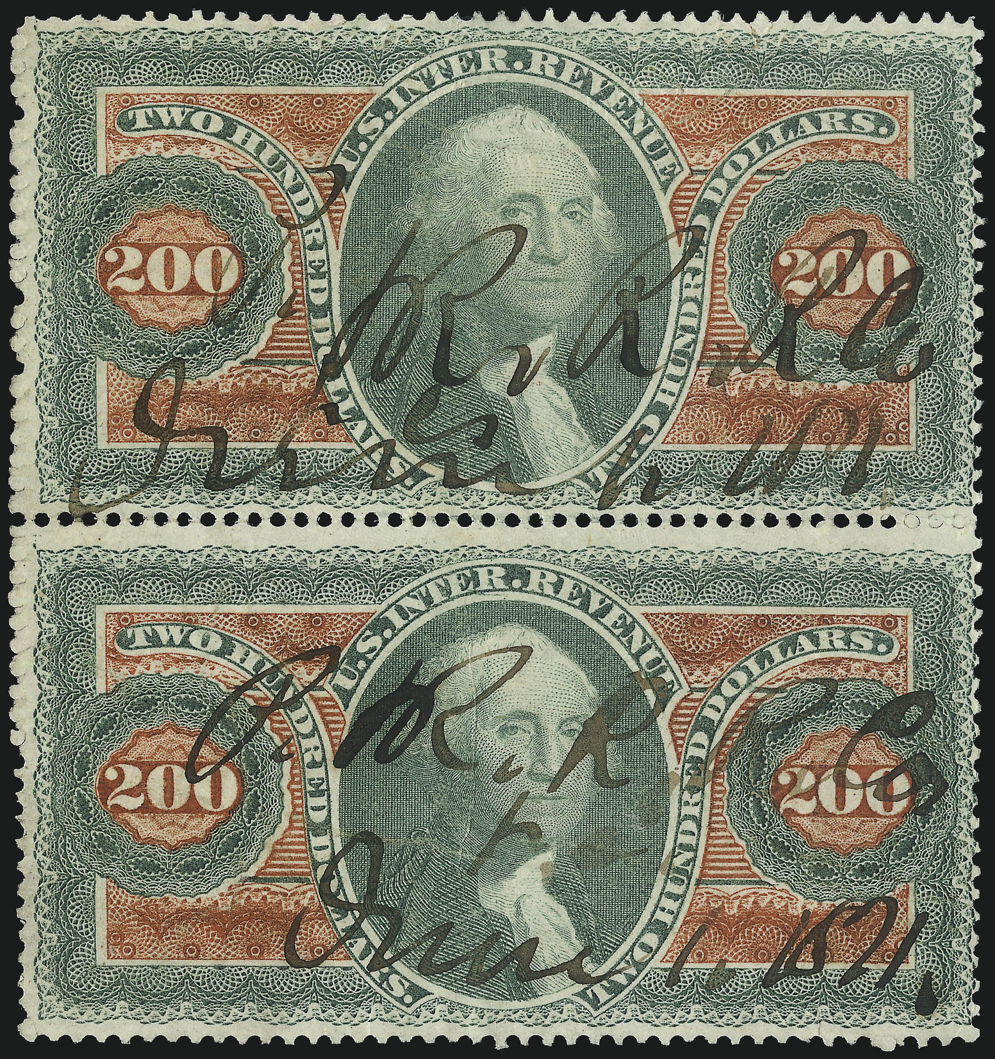 Sale no. 1061 — Lot no. 4301 — Siegel Auction Galleries