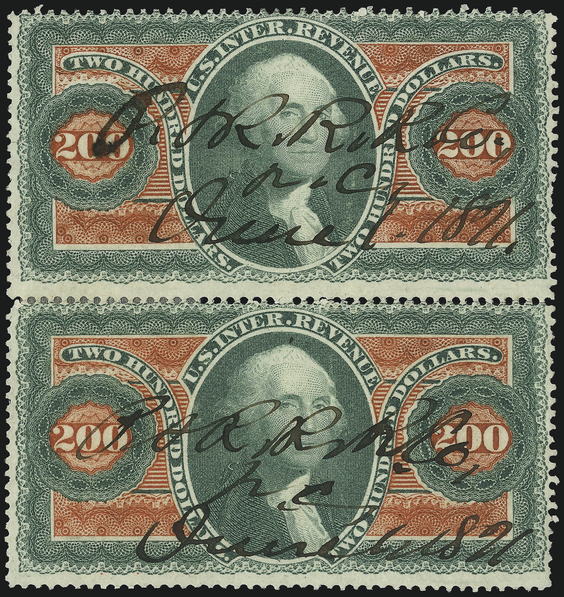 Sale no. 1061 — Lot no. 4302 — Siegel Auction Galleries
