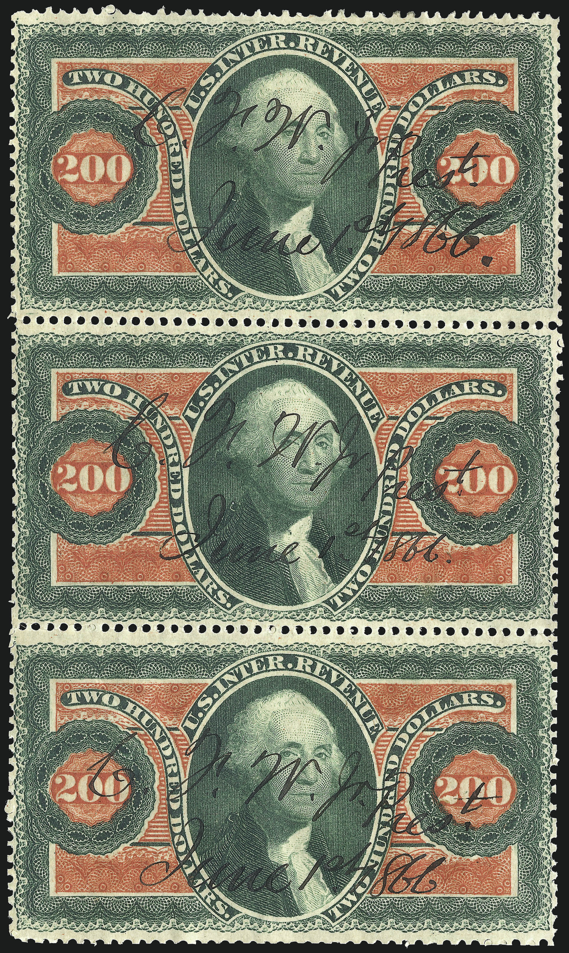 Sale no. 1061 — Lot no. 4303 — Siegel Auction Galleries