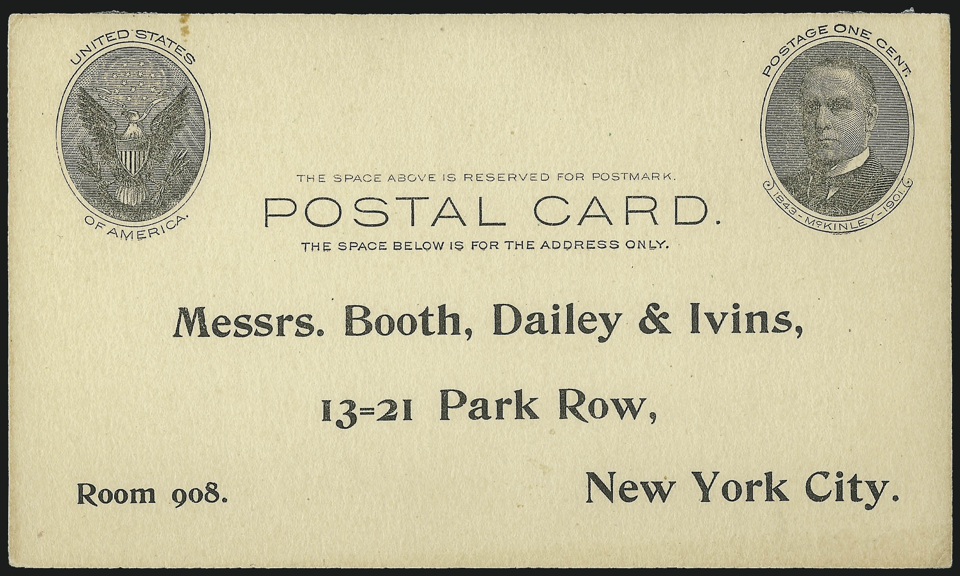 Sale no. 1067 — Lot no. 1768 — Siegel Auction Galleries