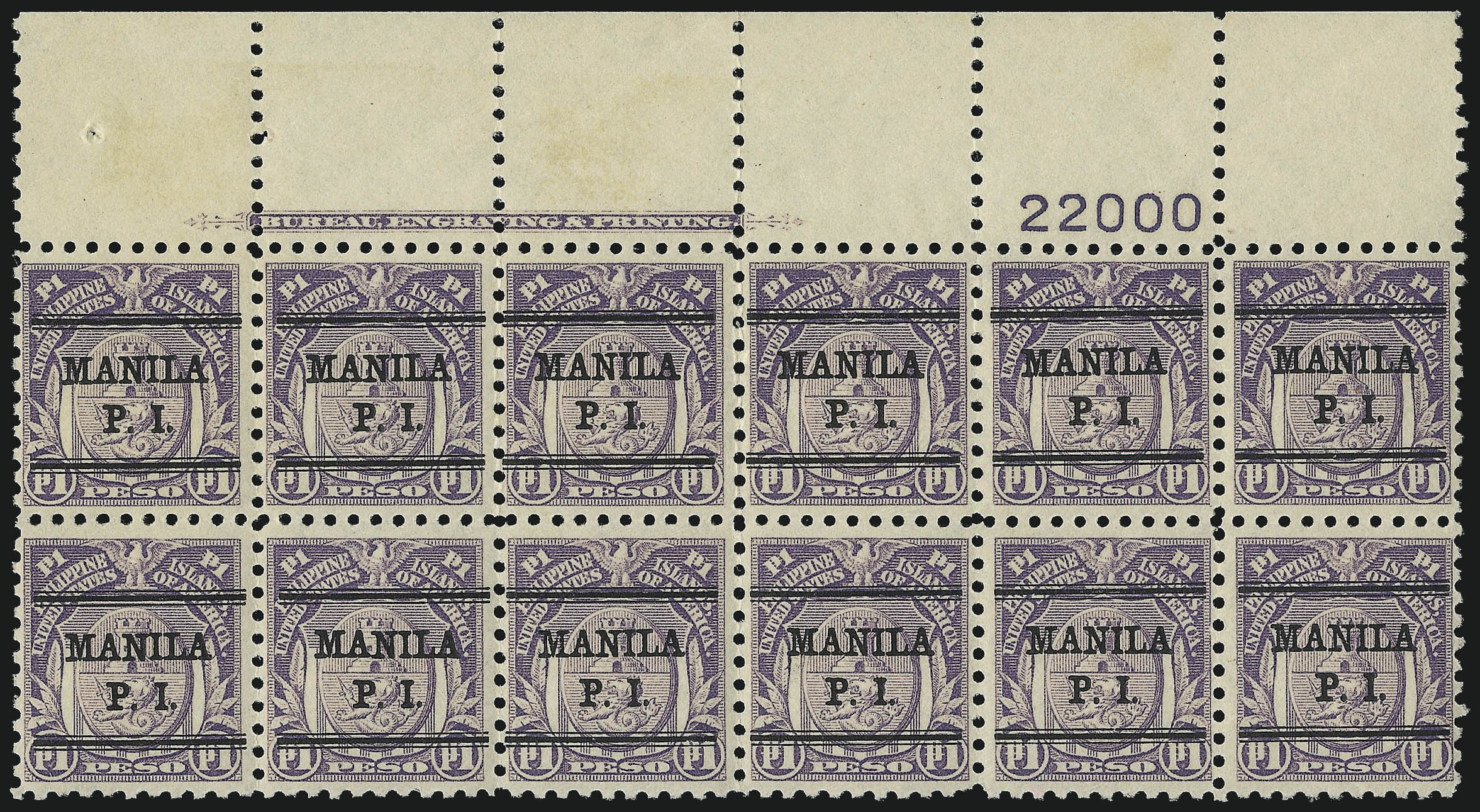 Sale no. 1067 — Lot no. 1936 — Siegel Auction Galleries